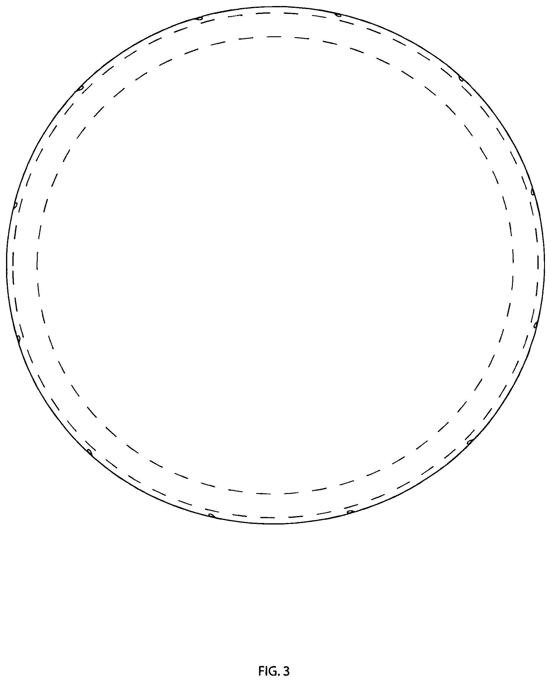 Patent USD1000367 Figure 3 – Tire tread