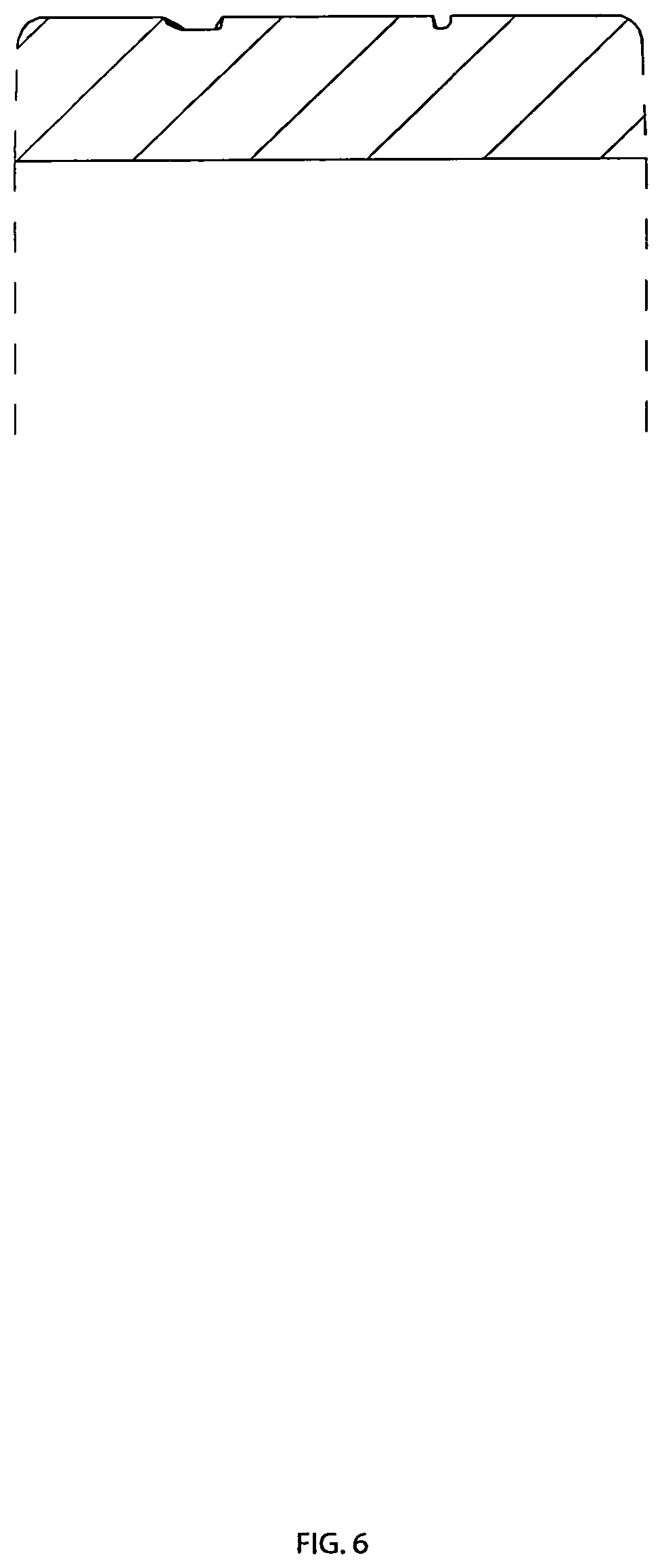 Patent USD1000367 Figure 6 – Tire tread
