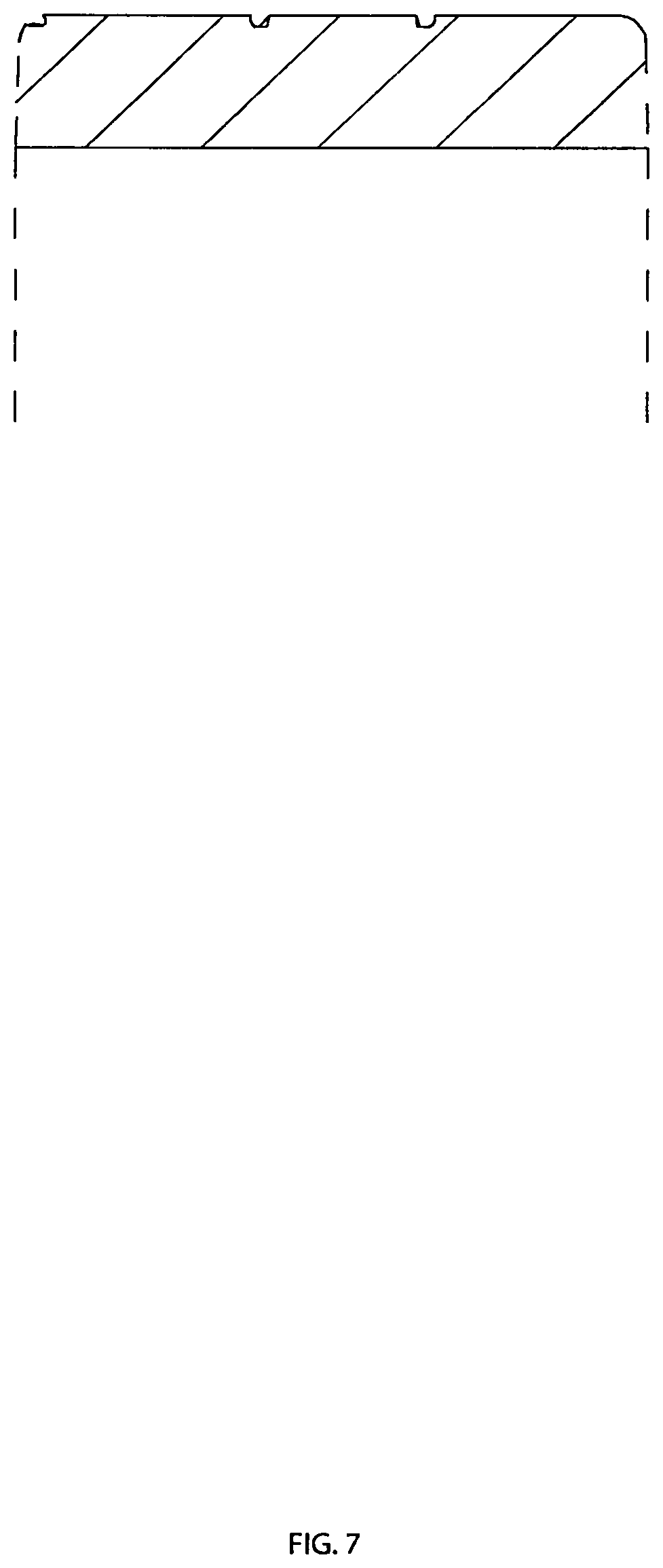Patent USD1000367 Figure 7 – Tire tread
