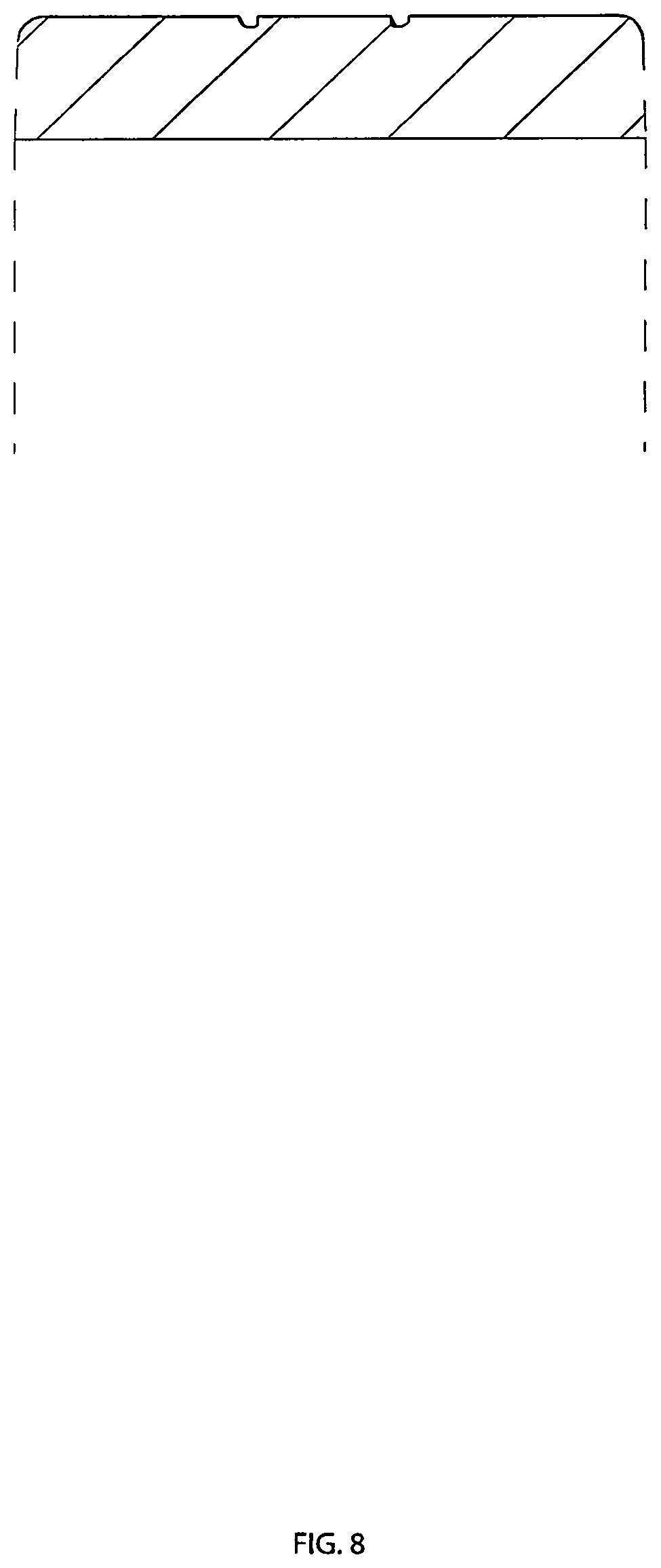 Patent USD1000367 Figure 8 – Tire tread