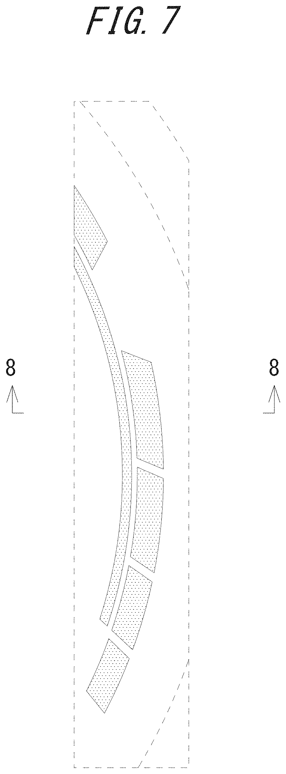 Patent USD1000369 Figure 7 – Tire sidewall