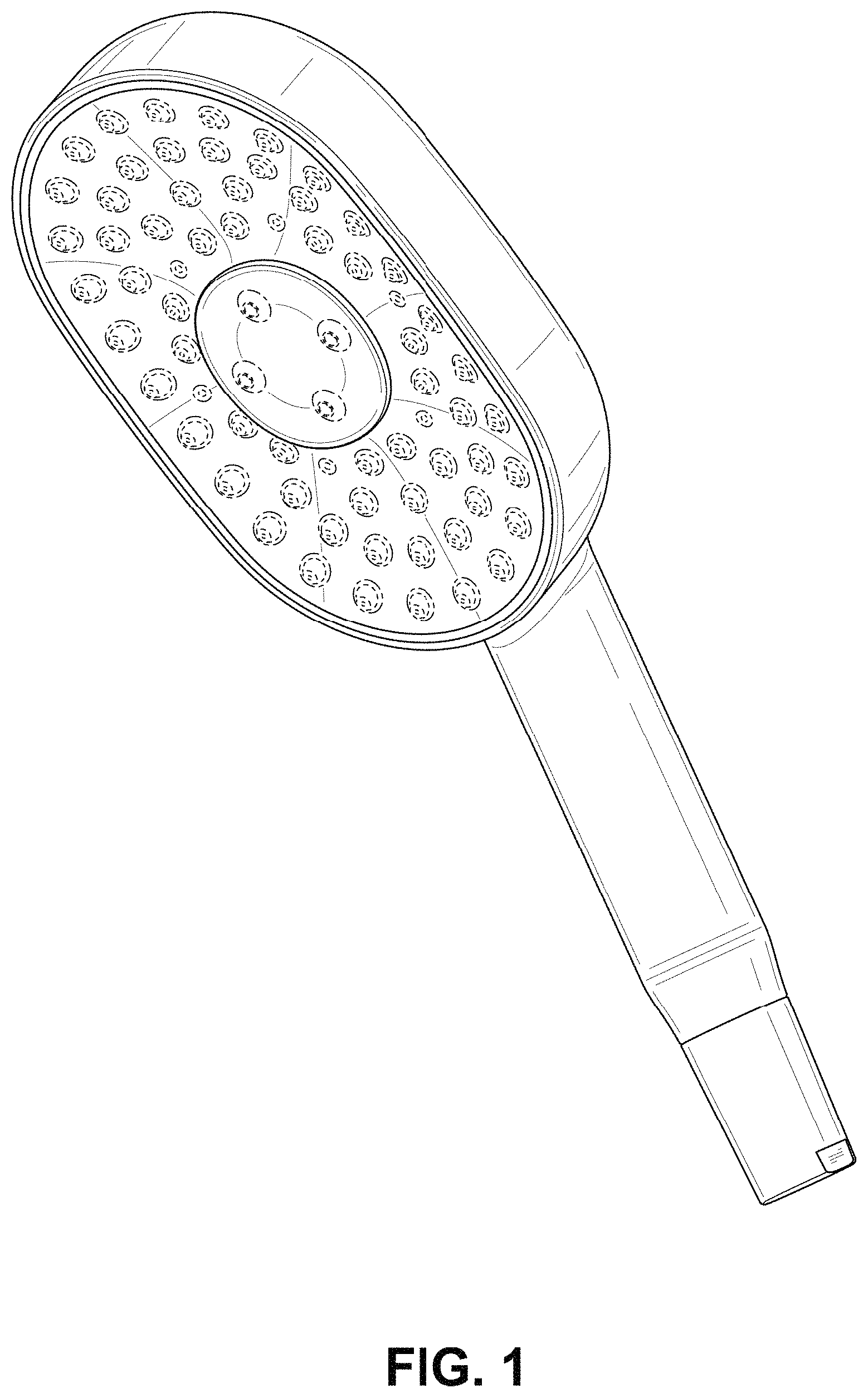 Patent USD1000370 Figure 1 – Handshower