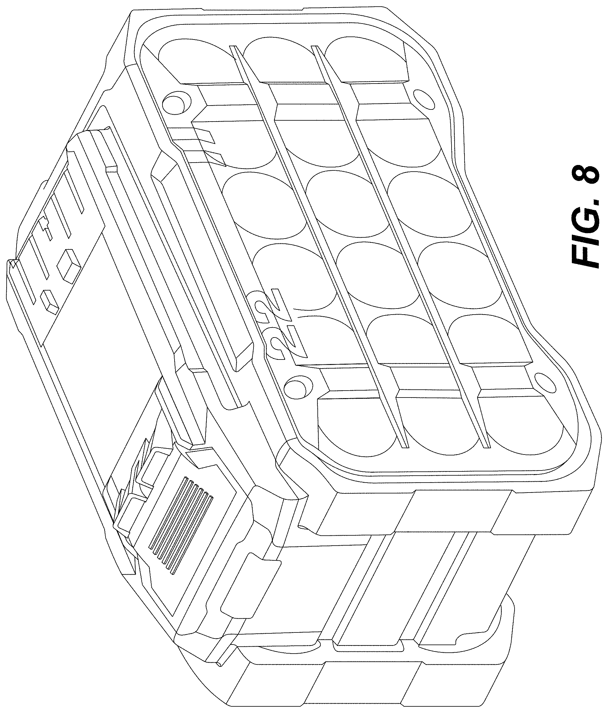 Patent USD1000375 Figure 8 – Rechargeable battery