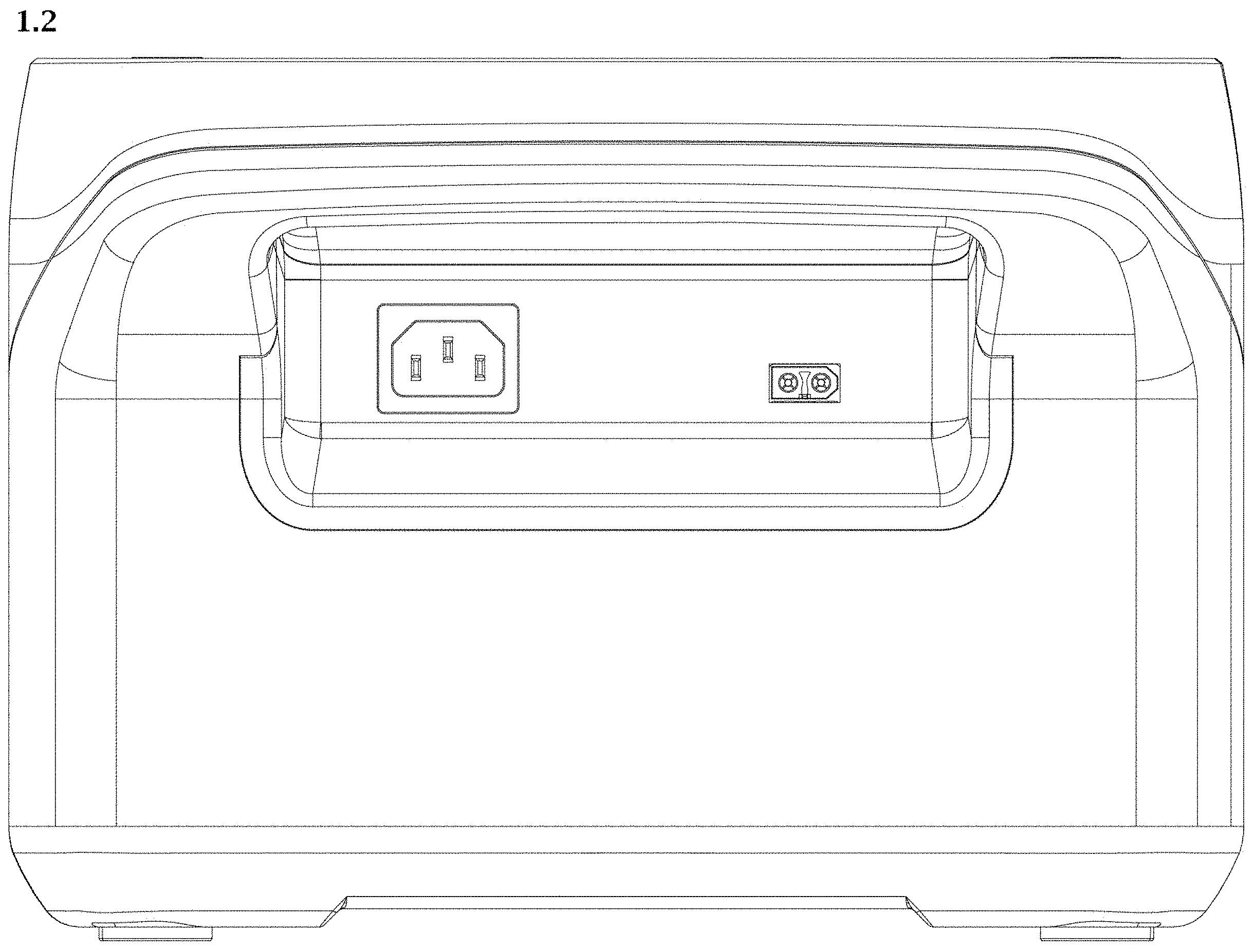 Patent USD1000376 Figure 2 – Power supply unit universal