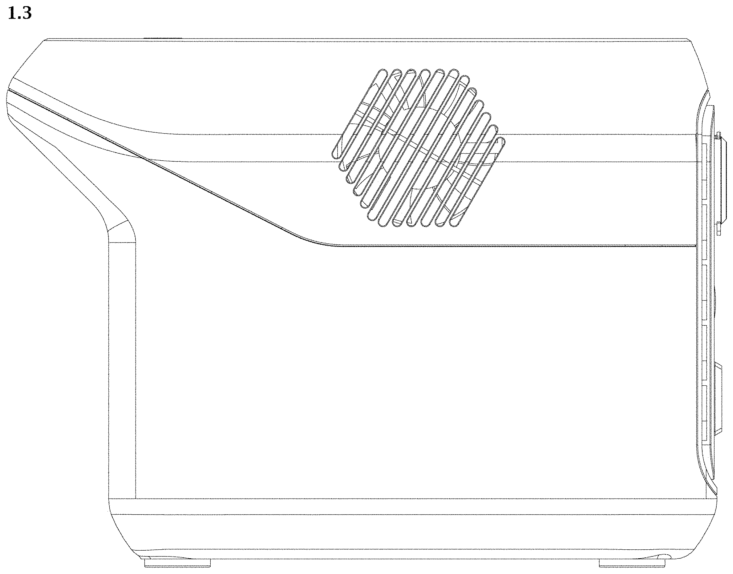 Patent USD1000376 Figure 3 – Power supply unit universal