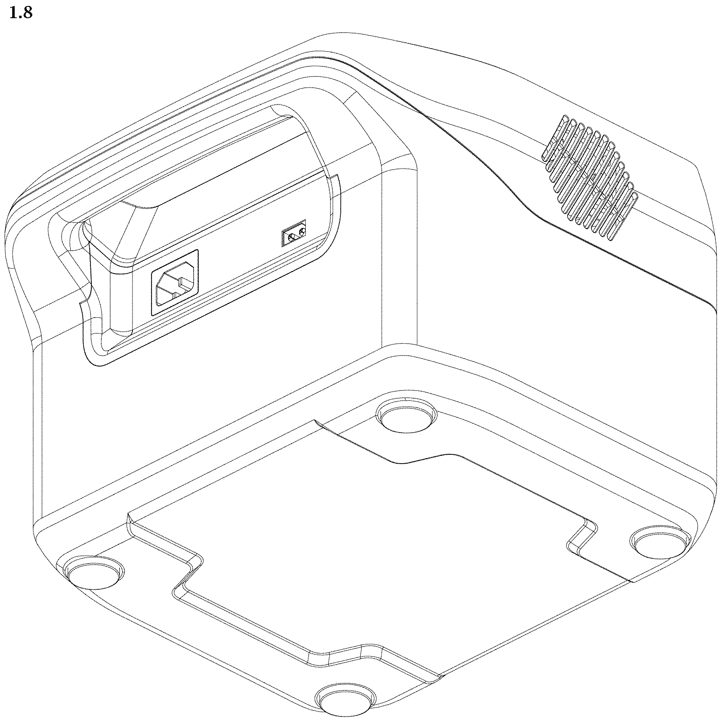 Patent USD1000376 Figure 8 – Power supply unit universal