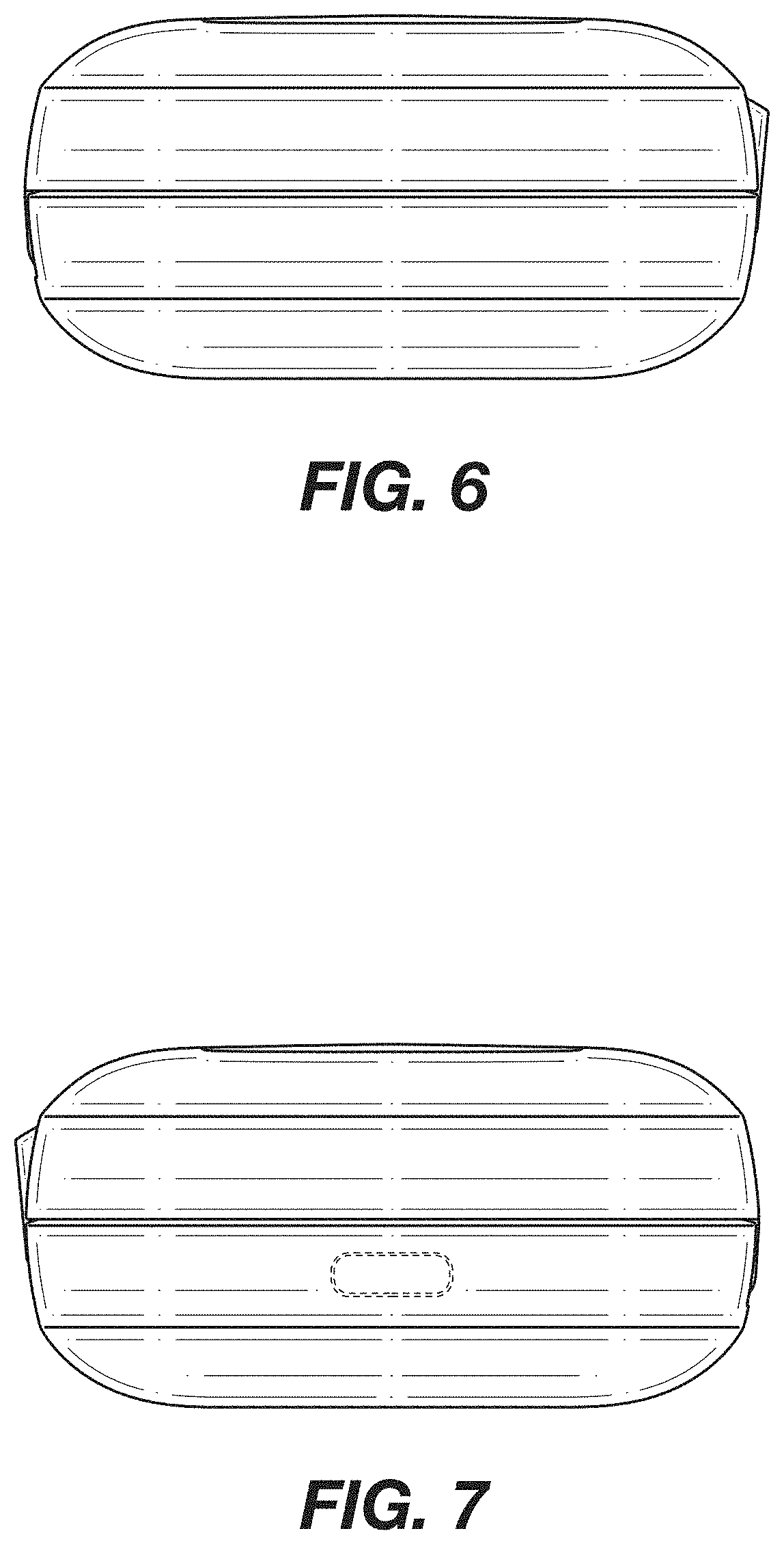 Patent USD1000378 Figure 4 – Charging case
