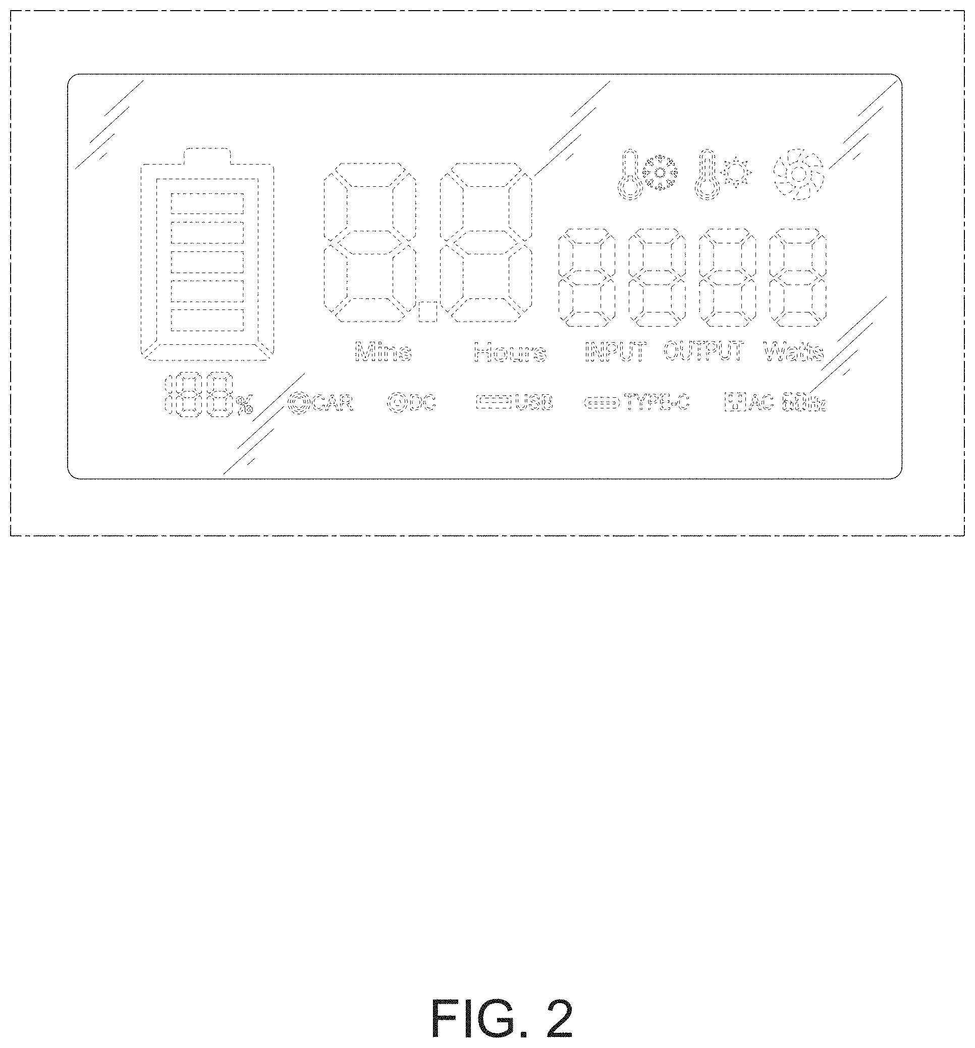 Patent USD1000380 Figure 2 – Portable power station