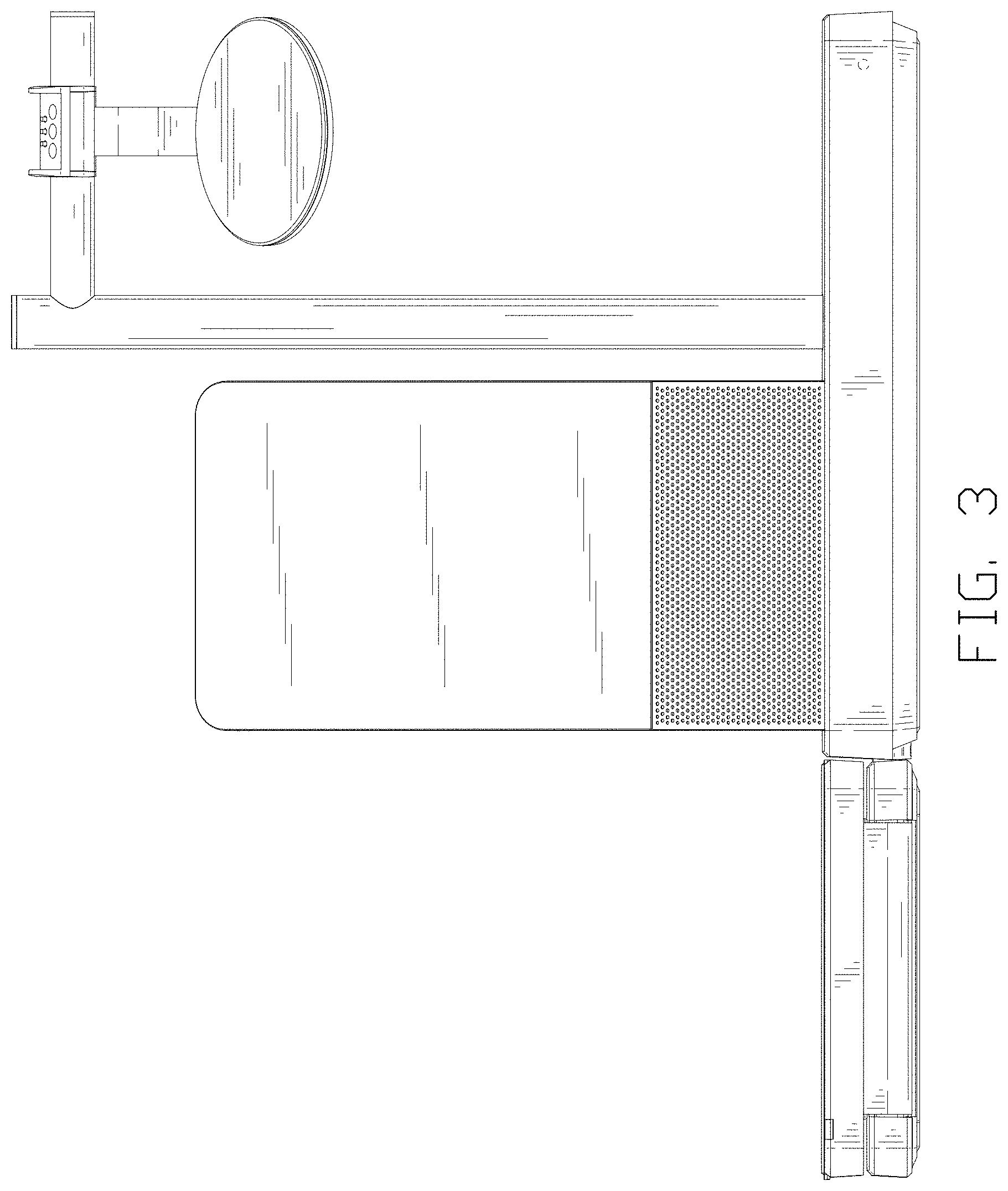 Patent USD1000381 Figure 3 – Charging base