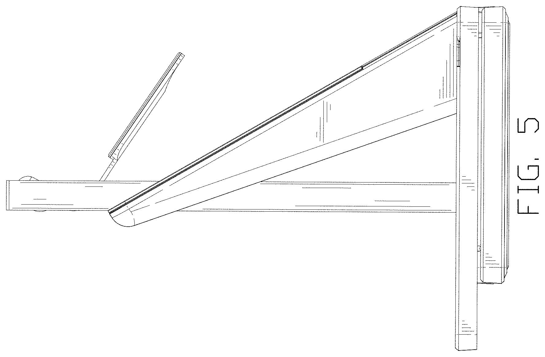 Patent USD1000381 Figure 5 – Charging base