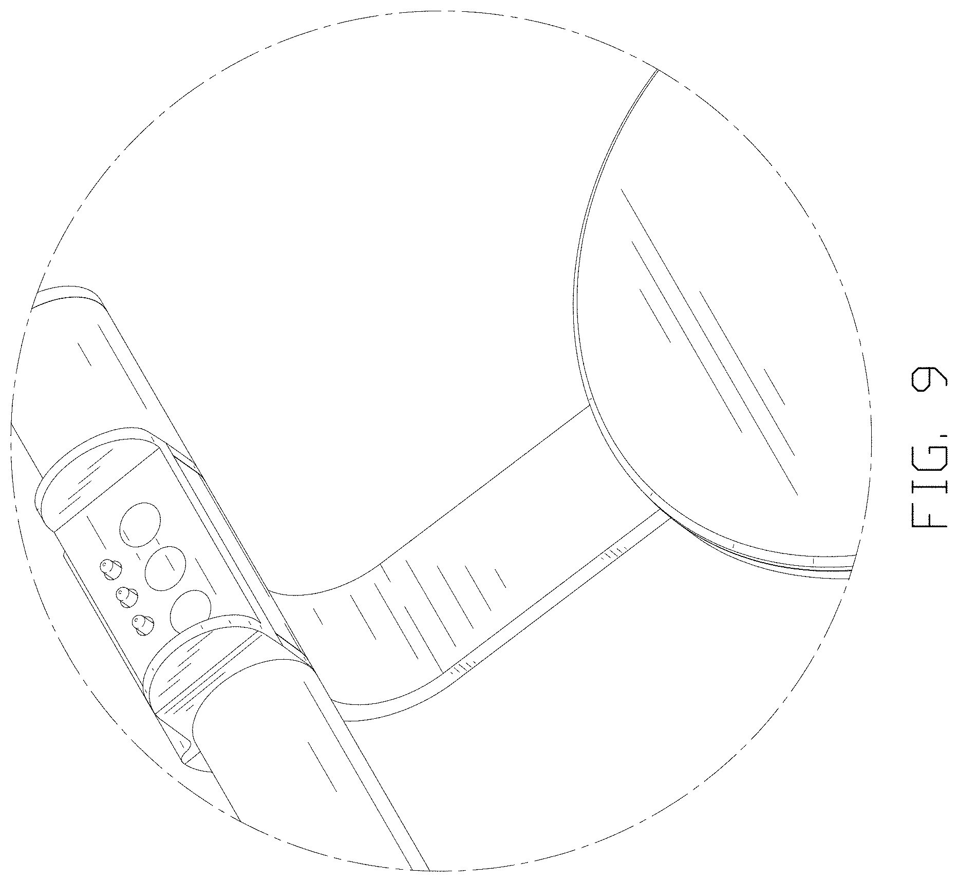 Patent USD1000381 Figure 9 – Charging base