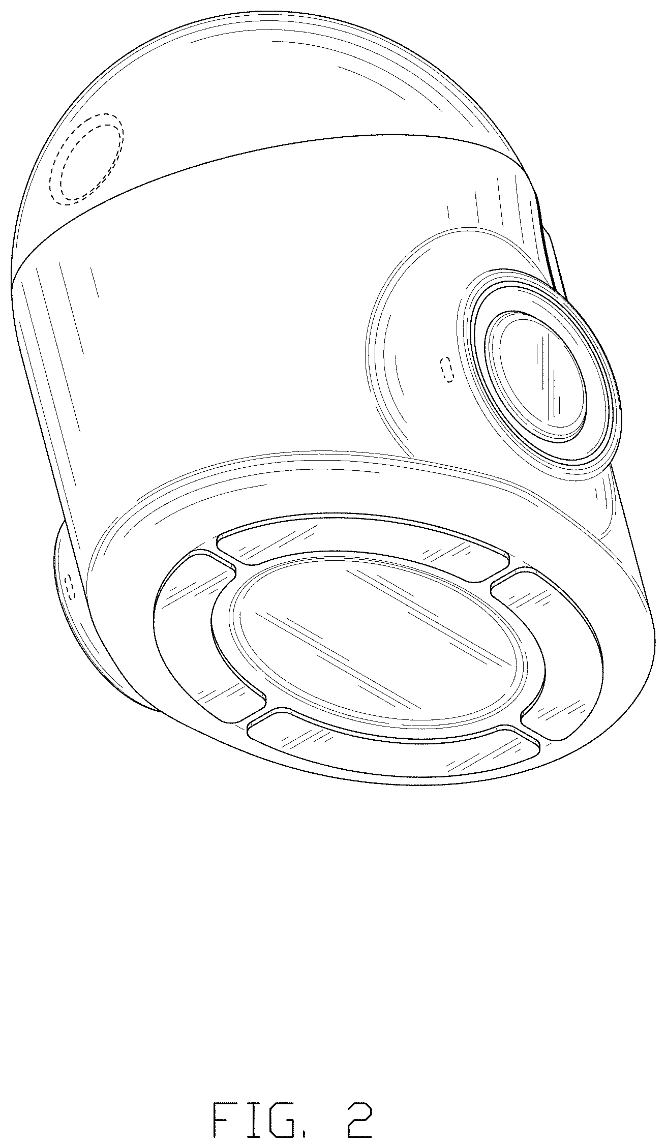 Patent USD1000383 Figure 2 – VR device charging stand