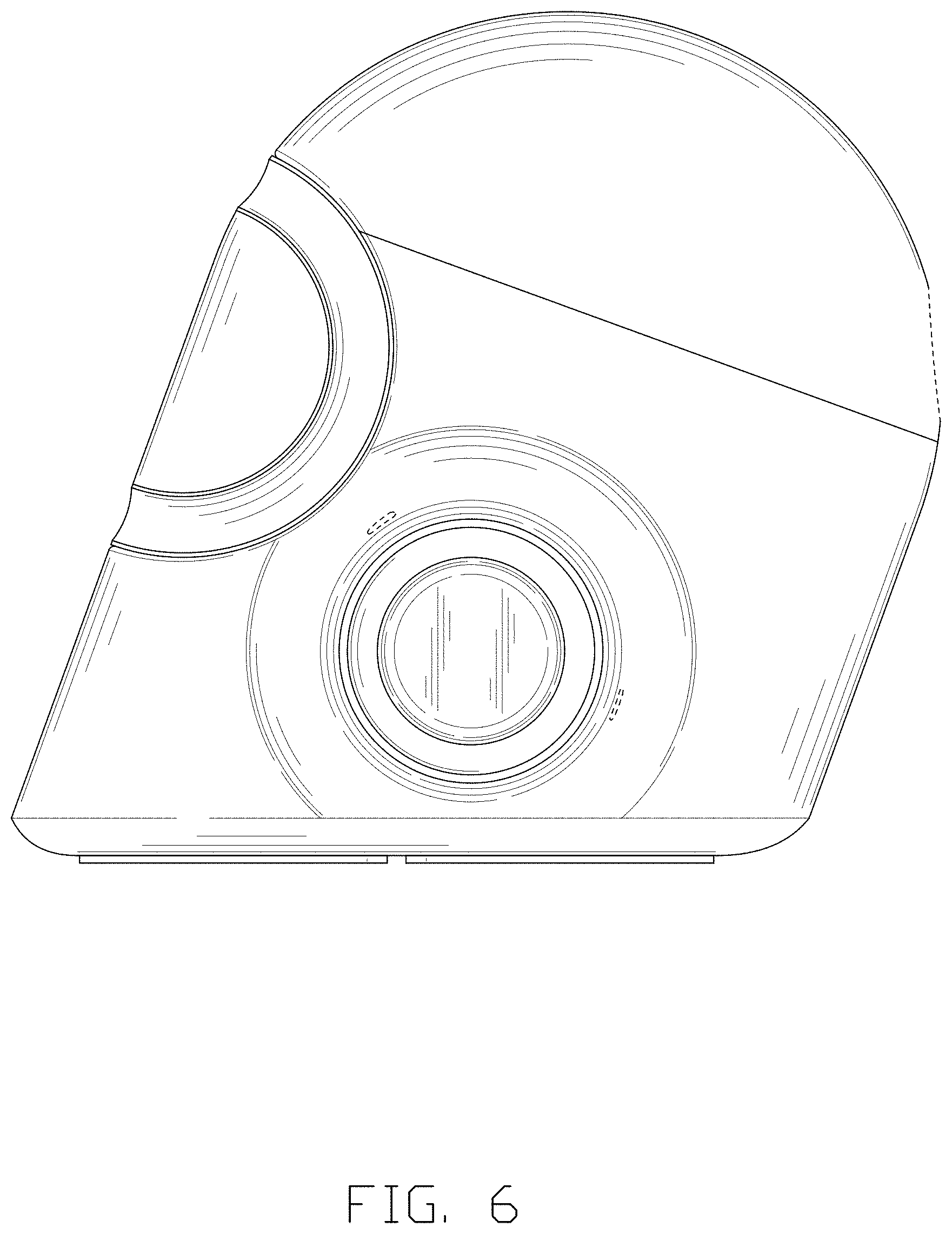 Patent USD1000383 Figure 6 – VR device charging stand