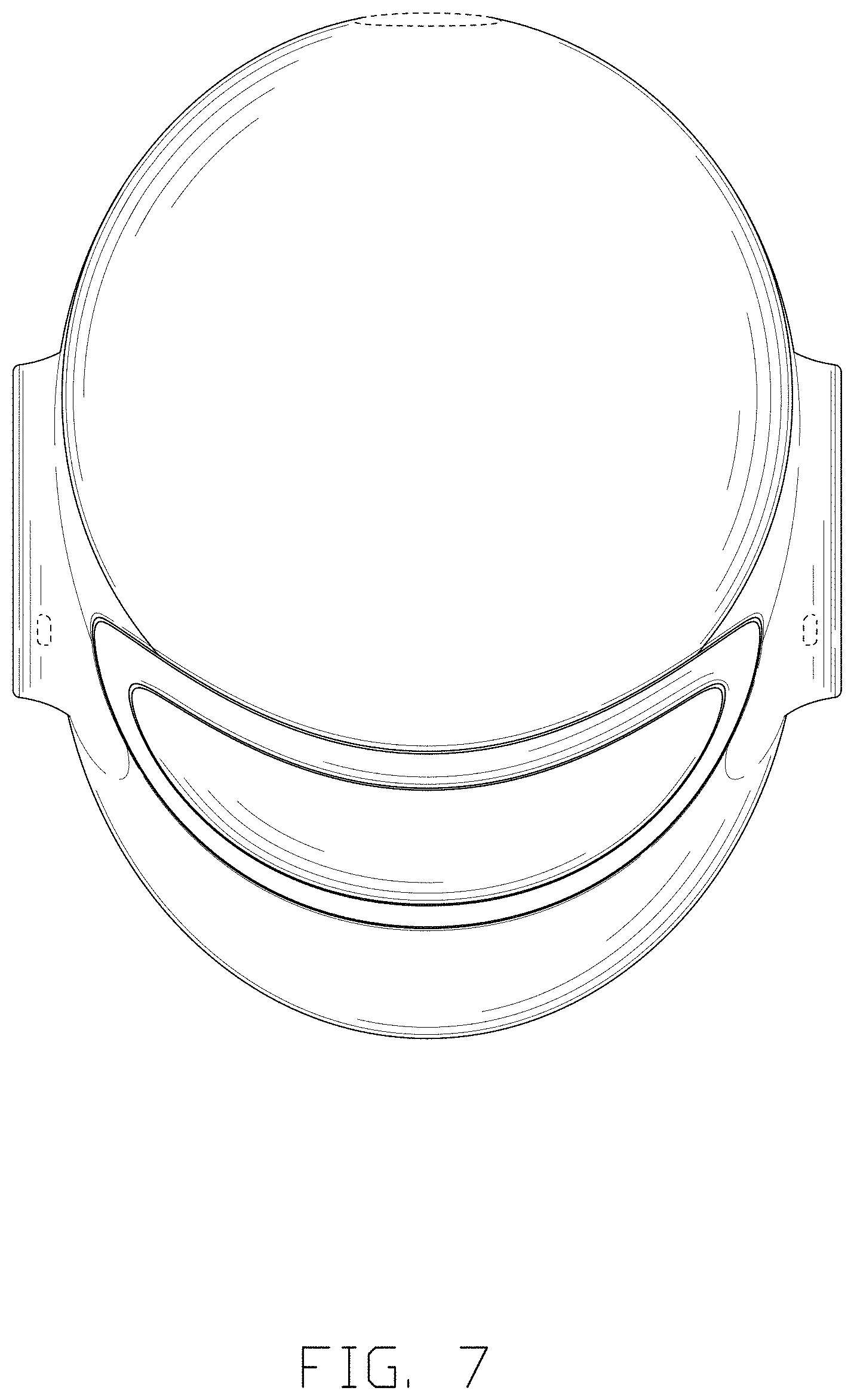 Patent USD1000383 Figure 7 – VR device charging stand