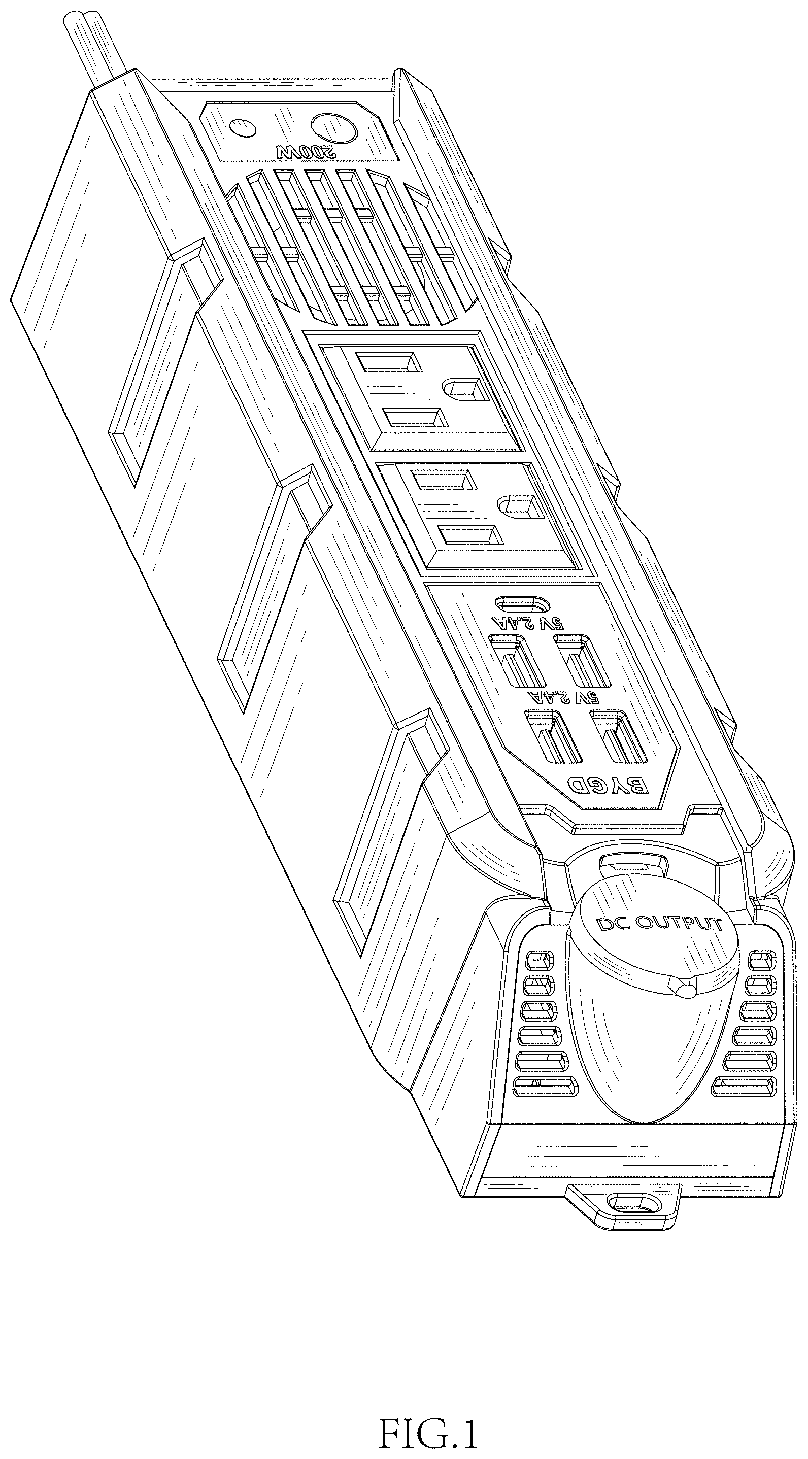 Patent USD1000385 — Inverter — Figure 1