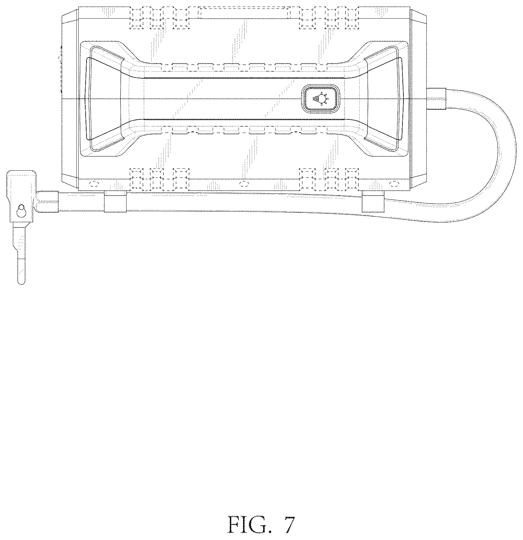 Patent USD1000386 Figure 7 – Portable vehicle power source and air pump