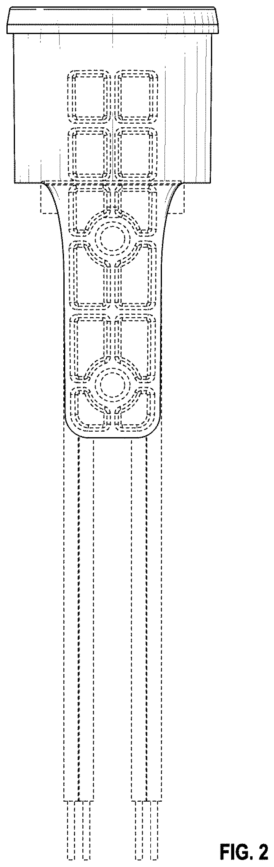 Patent USD1000389 Figure 2 – Combined electrical and mechanical connector