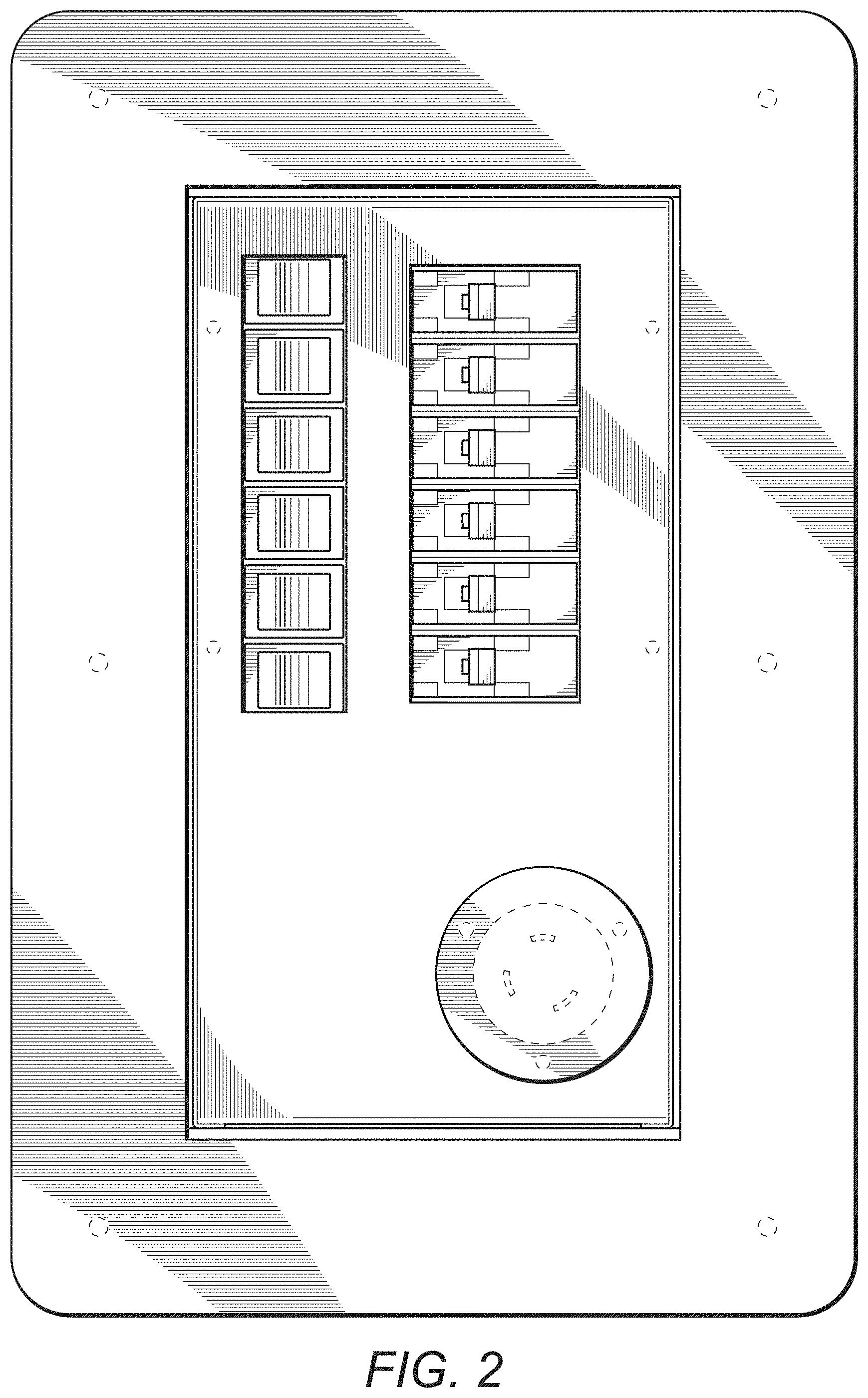 Patent USD1000394 Figure 2 – Manual power transfer switch