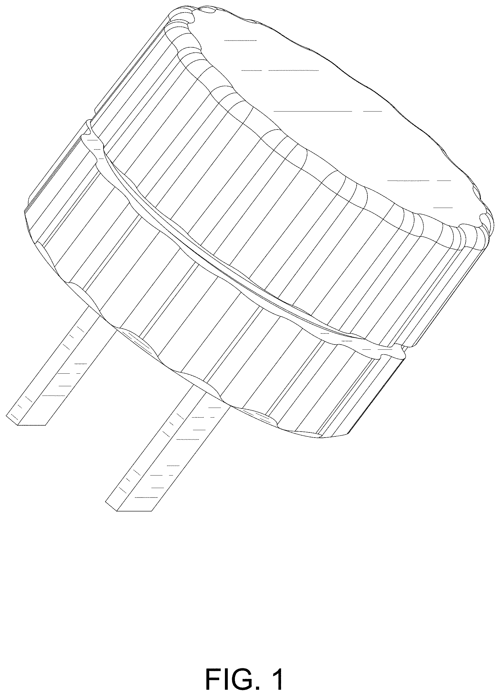 Patent USD1000395 Figure 1 – Electric male plug
