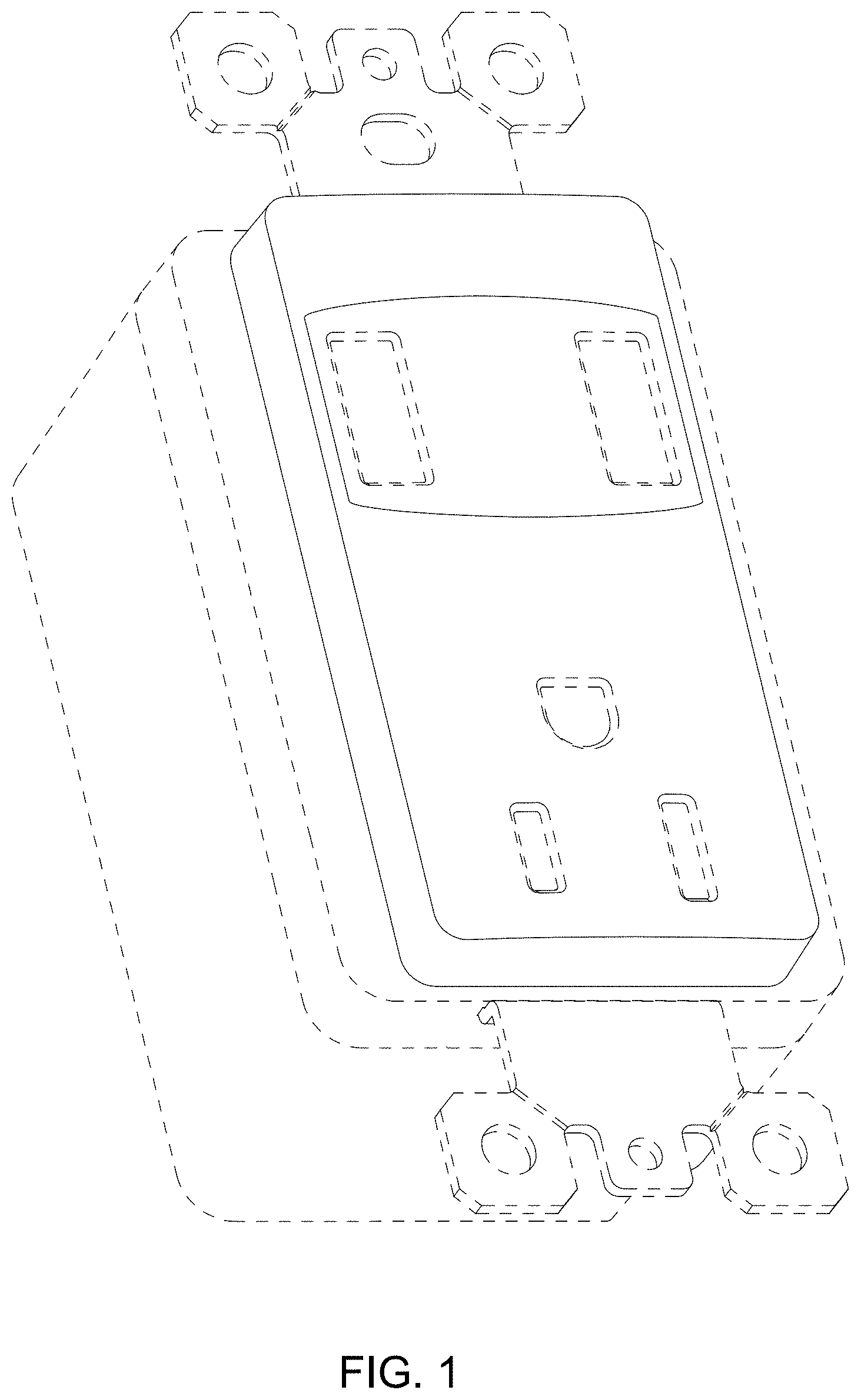 Patent USD1000396 Figure 1 – Power supply receptacle