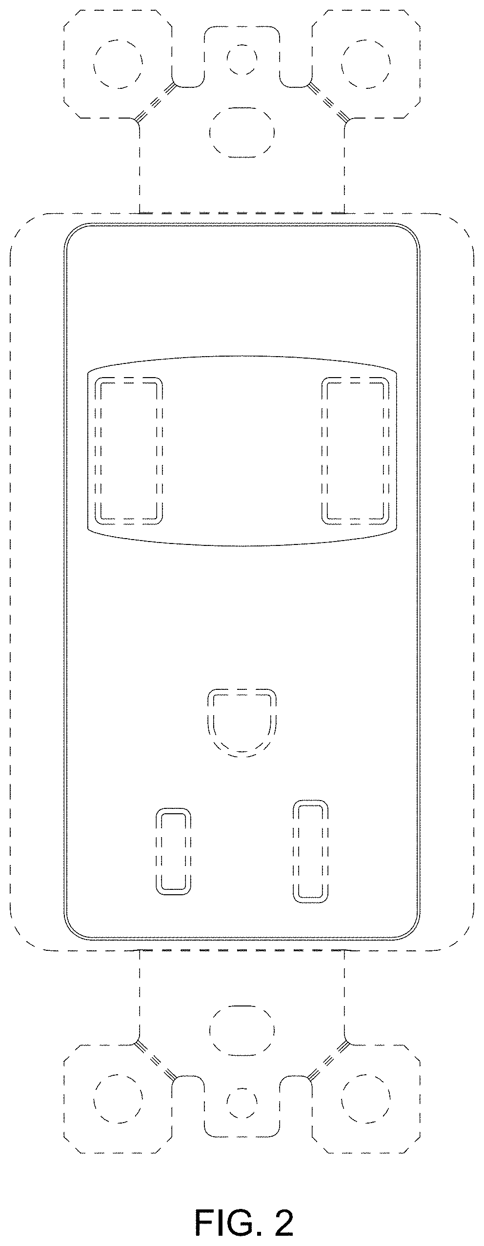 Patent USD1000396 Figure 2 – Power supply receptacle