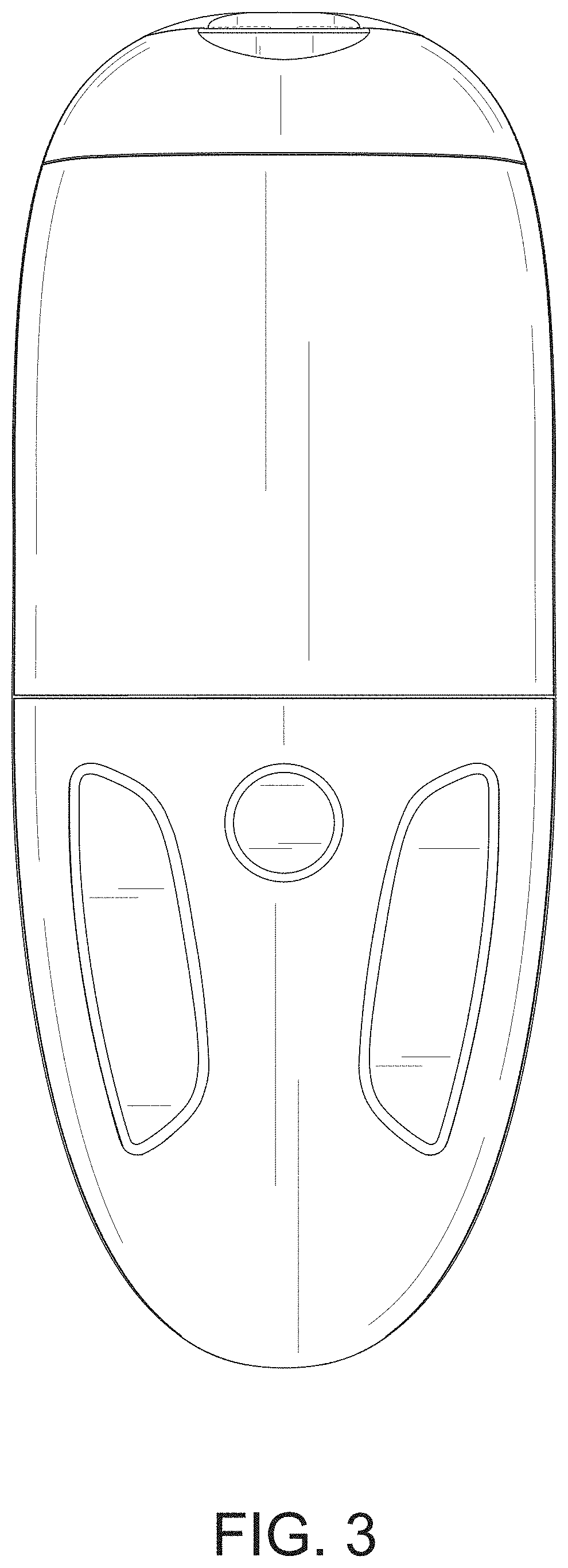 Patent USD1000398 Figure 3 – Heater pad switch