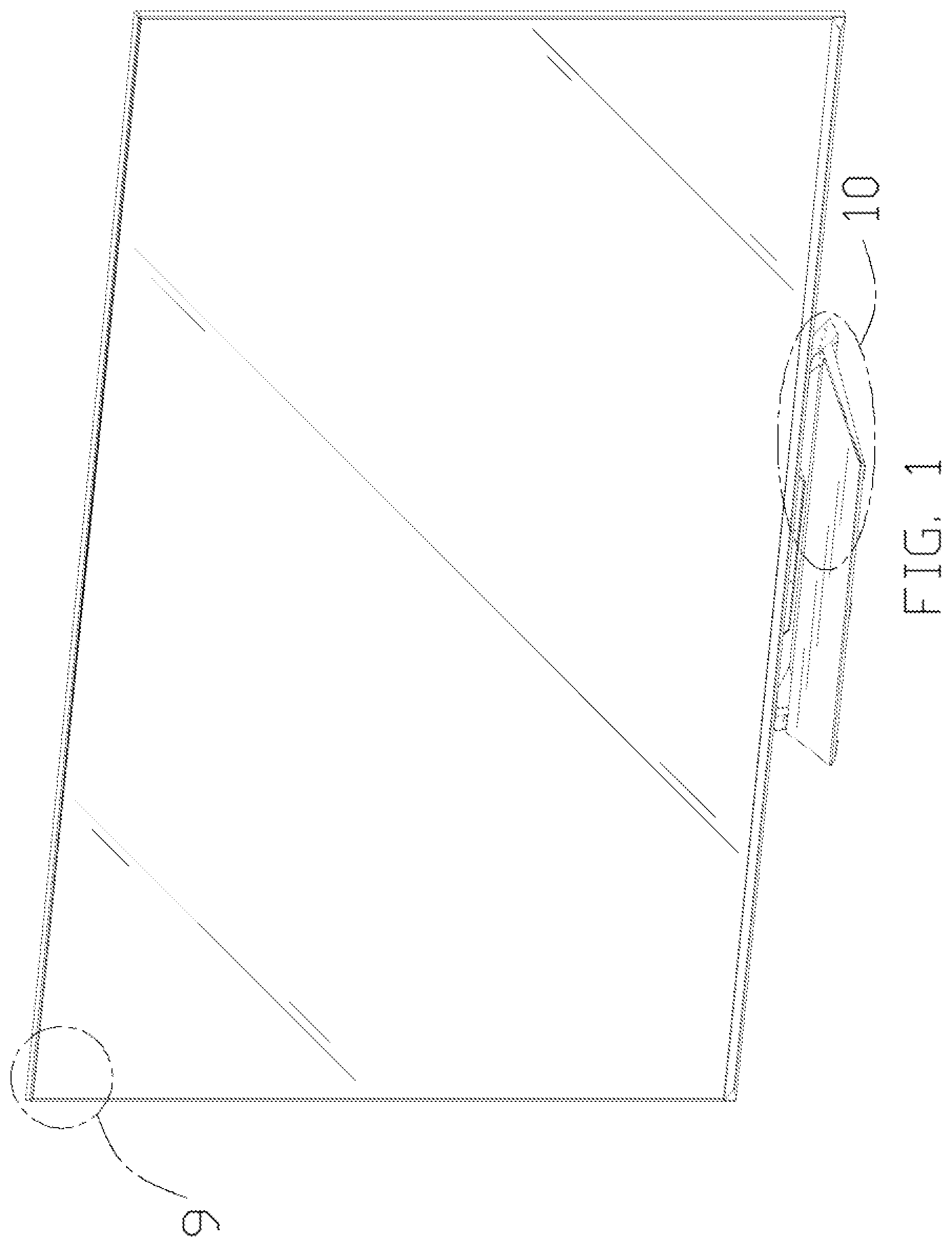 Patent USD1000402 Figure 1 – Television
