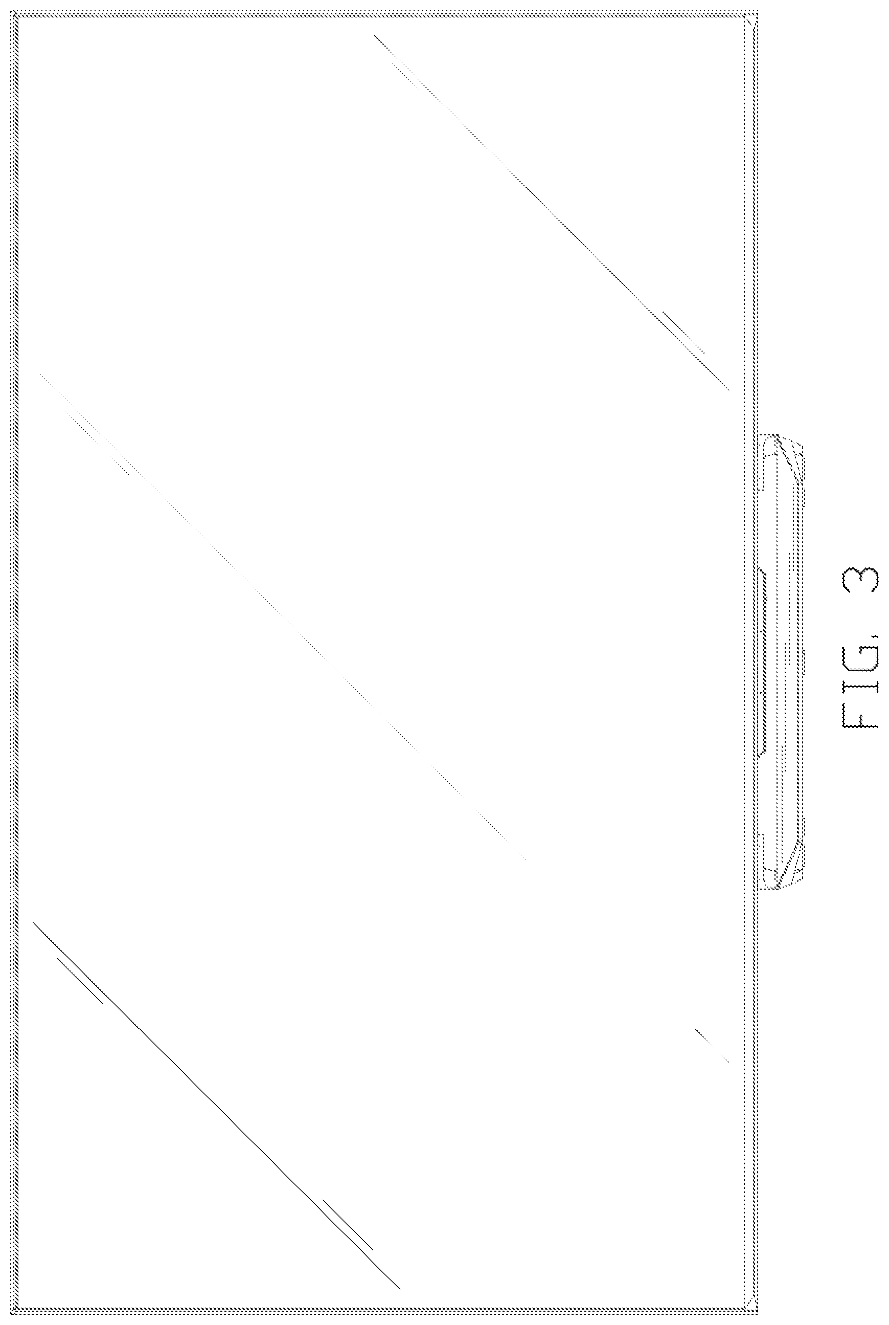 Patent USD1000402 Figure 3 – Television
