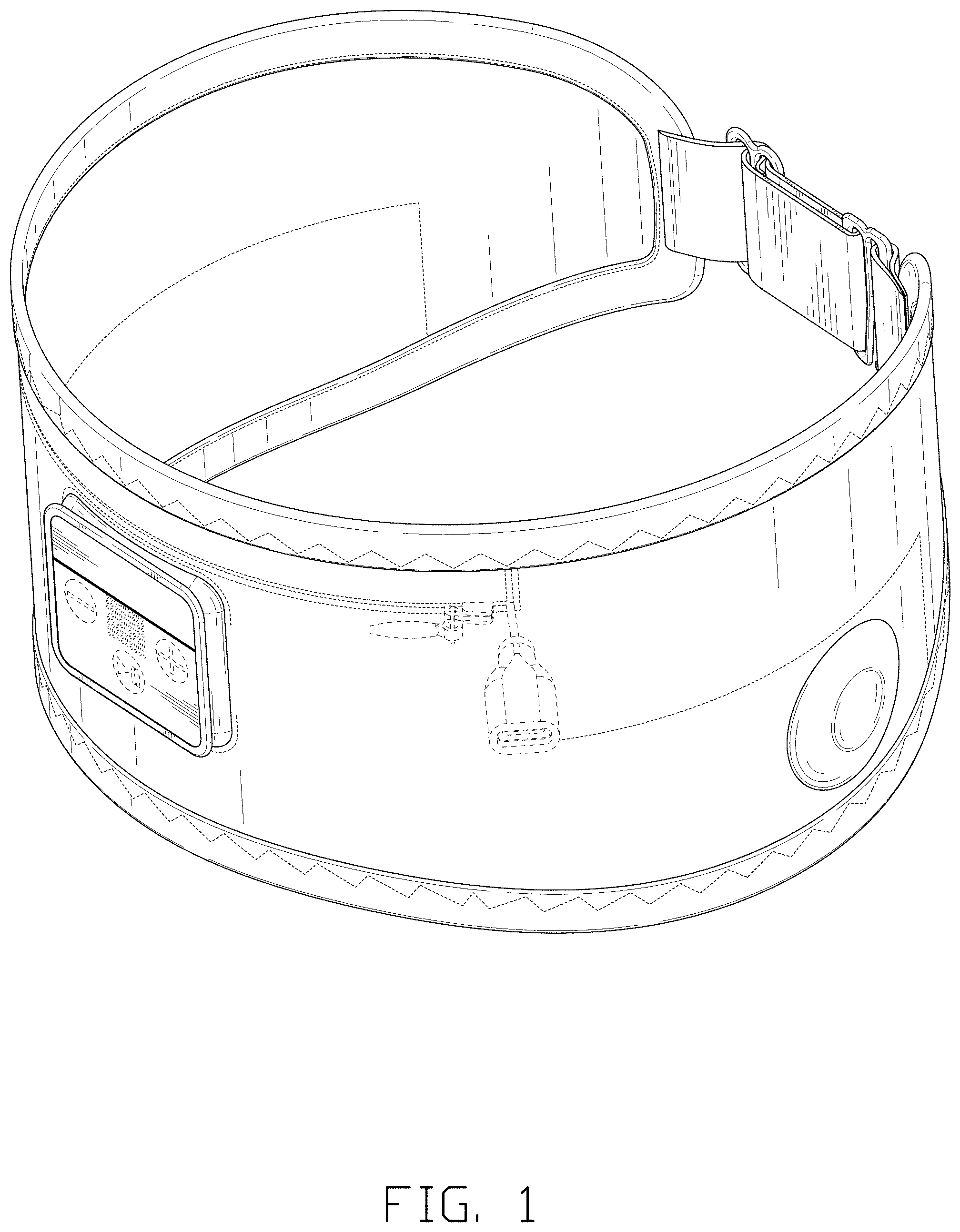 Patent USD1000406 Figure 1 – Combined earphones and headband
