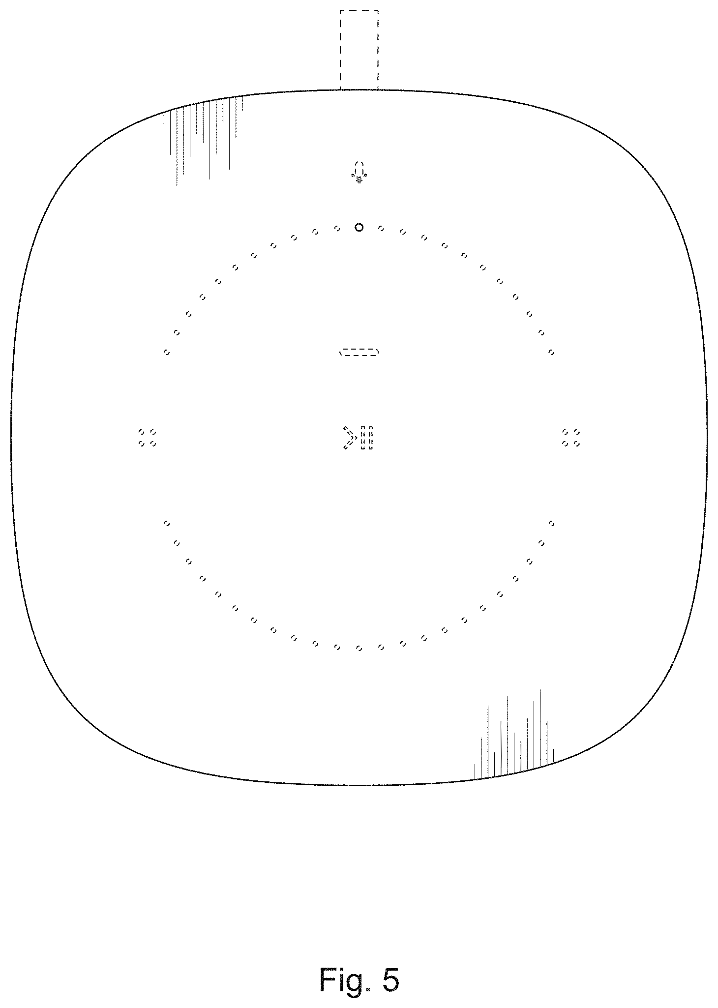 Patent USD1000407 Figure 5 – Media playback device