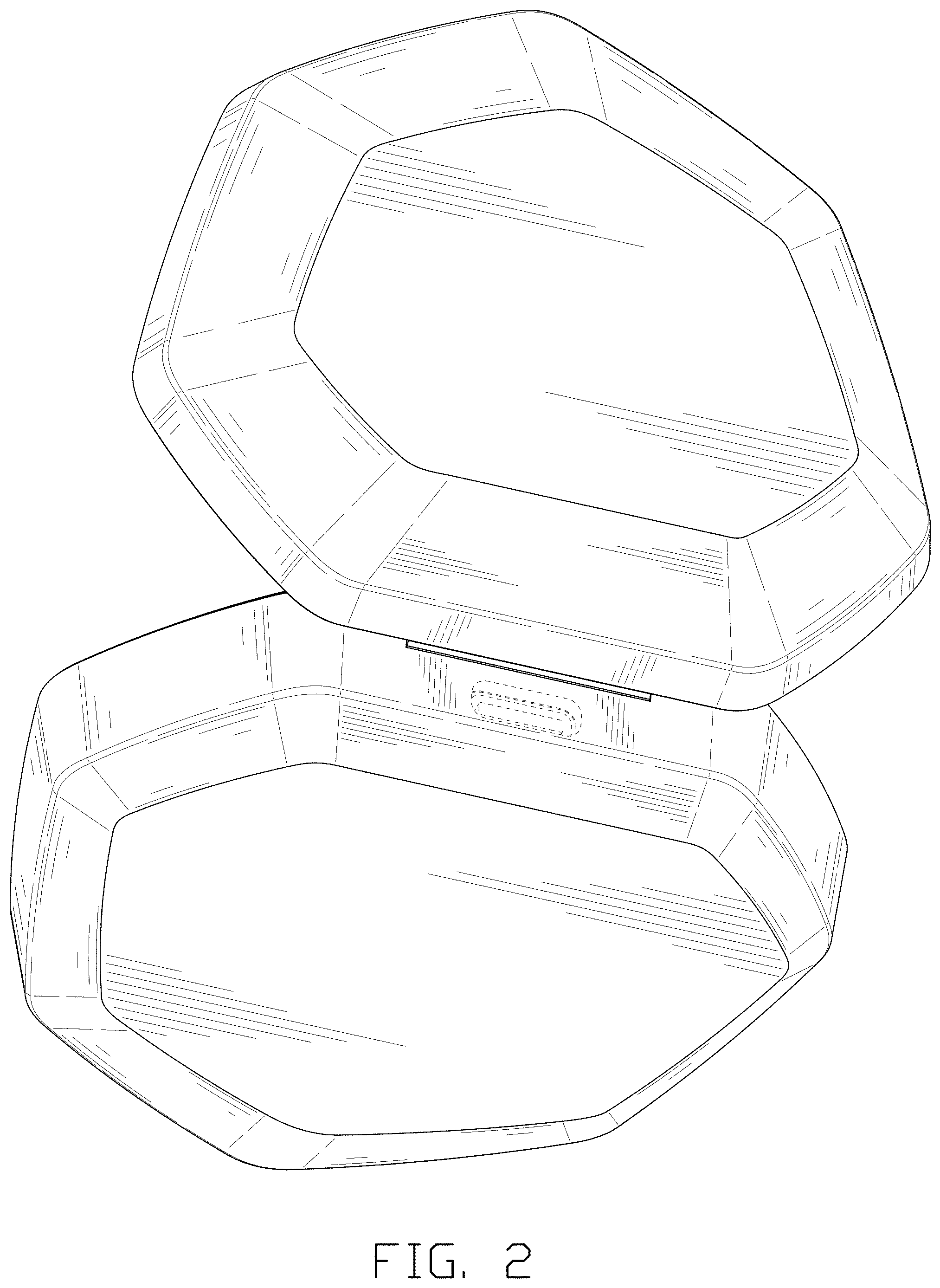 Patent USD1000409 Figure 2 – Set of earphones and charging case