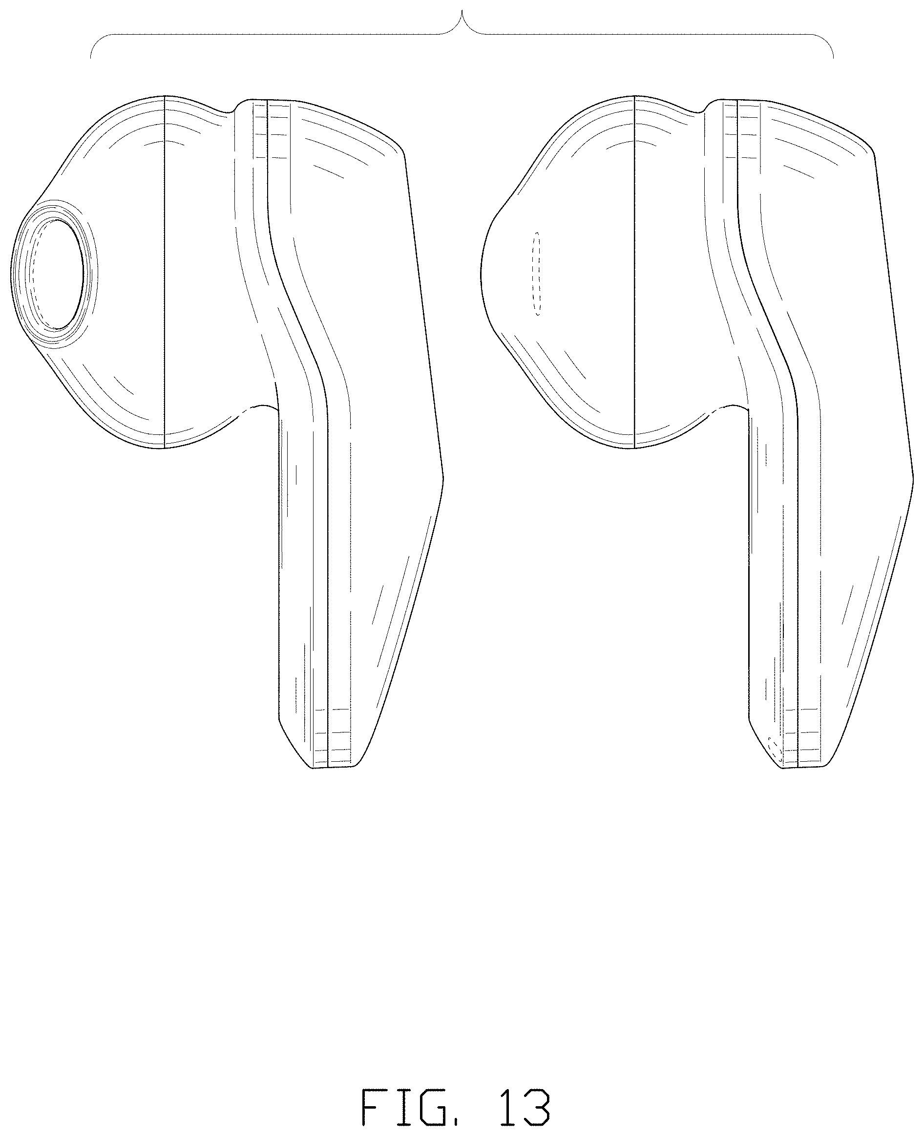 Patent USD1000409 Figure 13 – Set of earphones and charging case