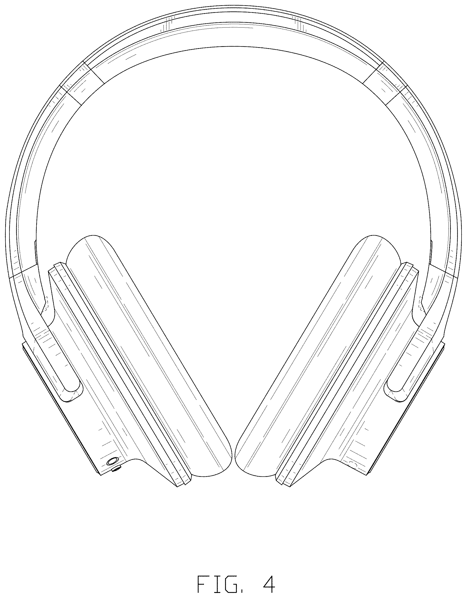 Patent USD1000410 Figure 4 – Audio headset