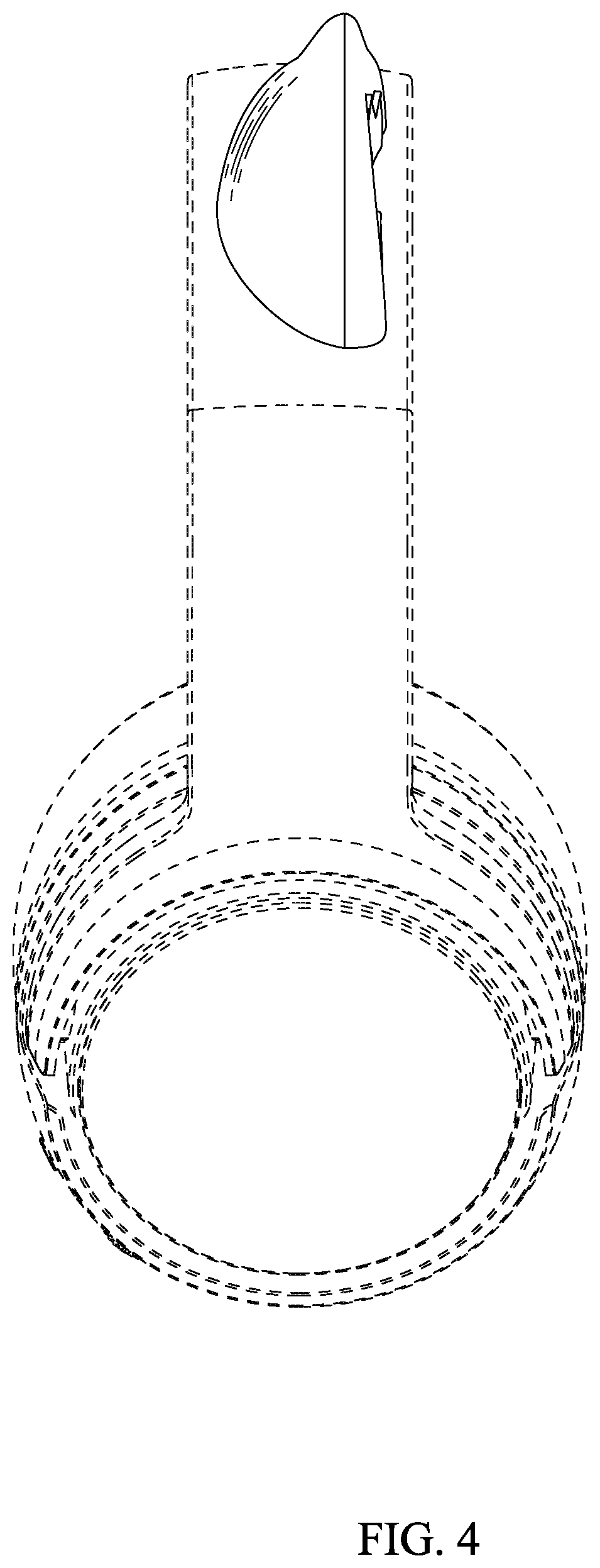 Patent USD1000412 Figure 4 – Portion of a headphone
