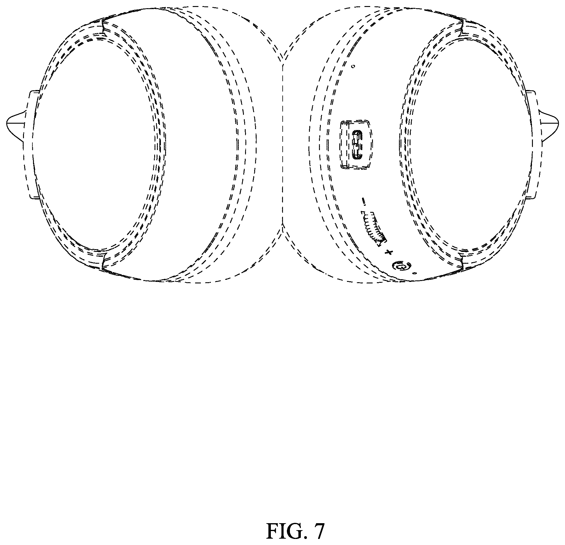 Patent USD1000412 Figure 7 – Portion of a headphone