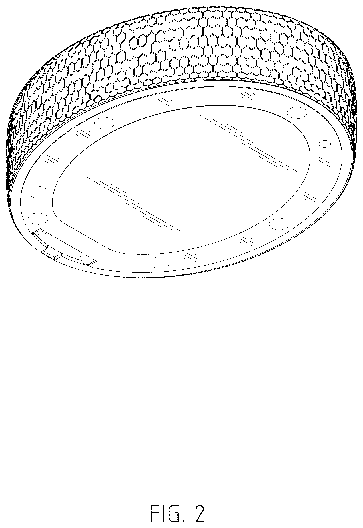 Patent USD1000414 Figure 2 – Ear pad