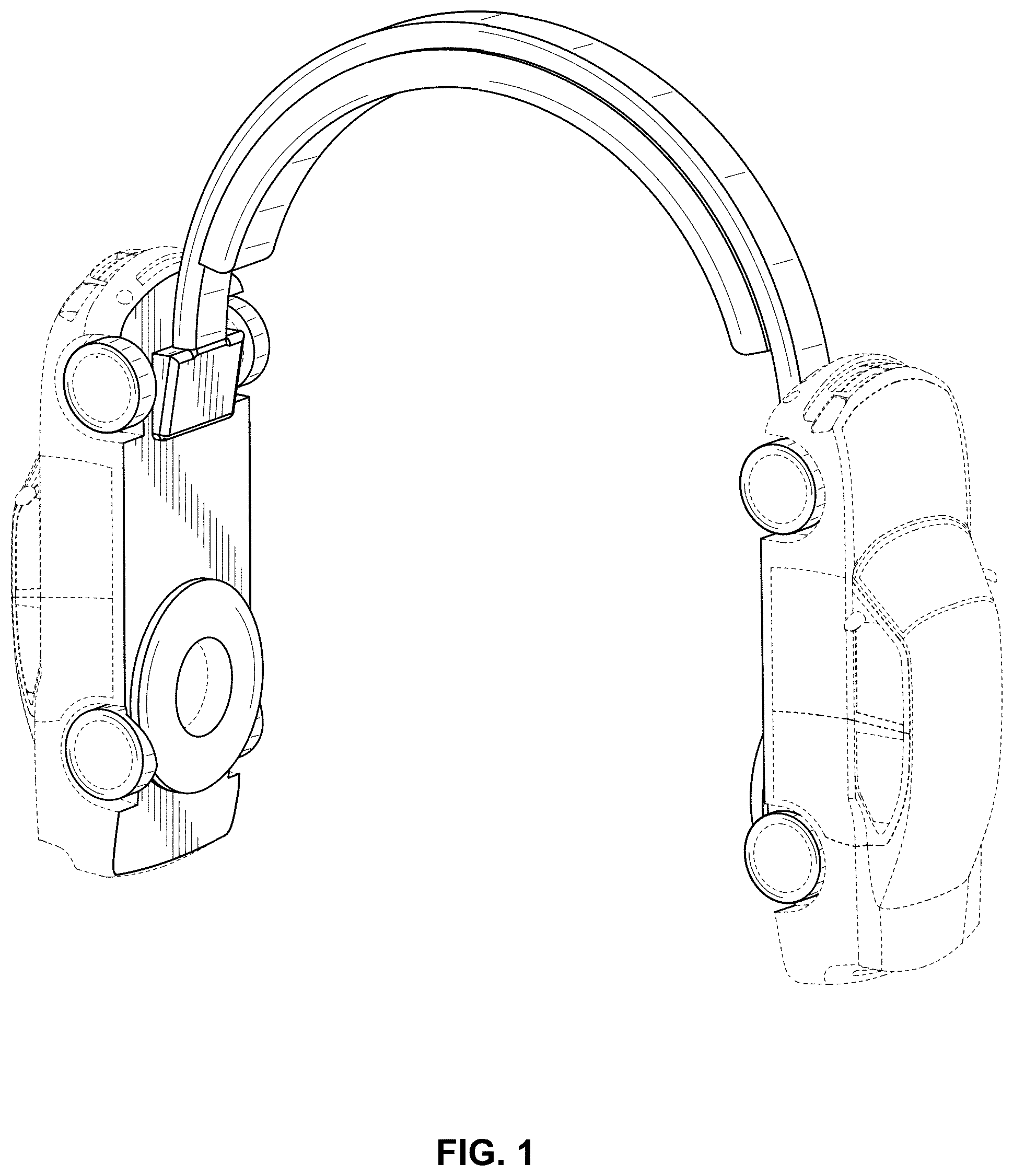Patent USD1000415 Figure 1 – Headphones