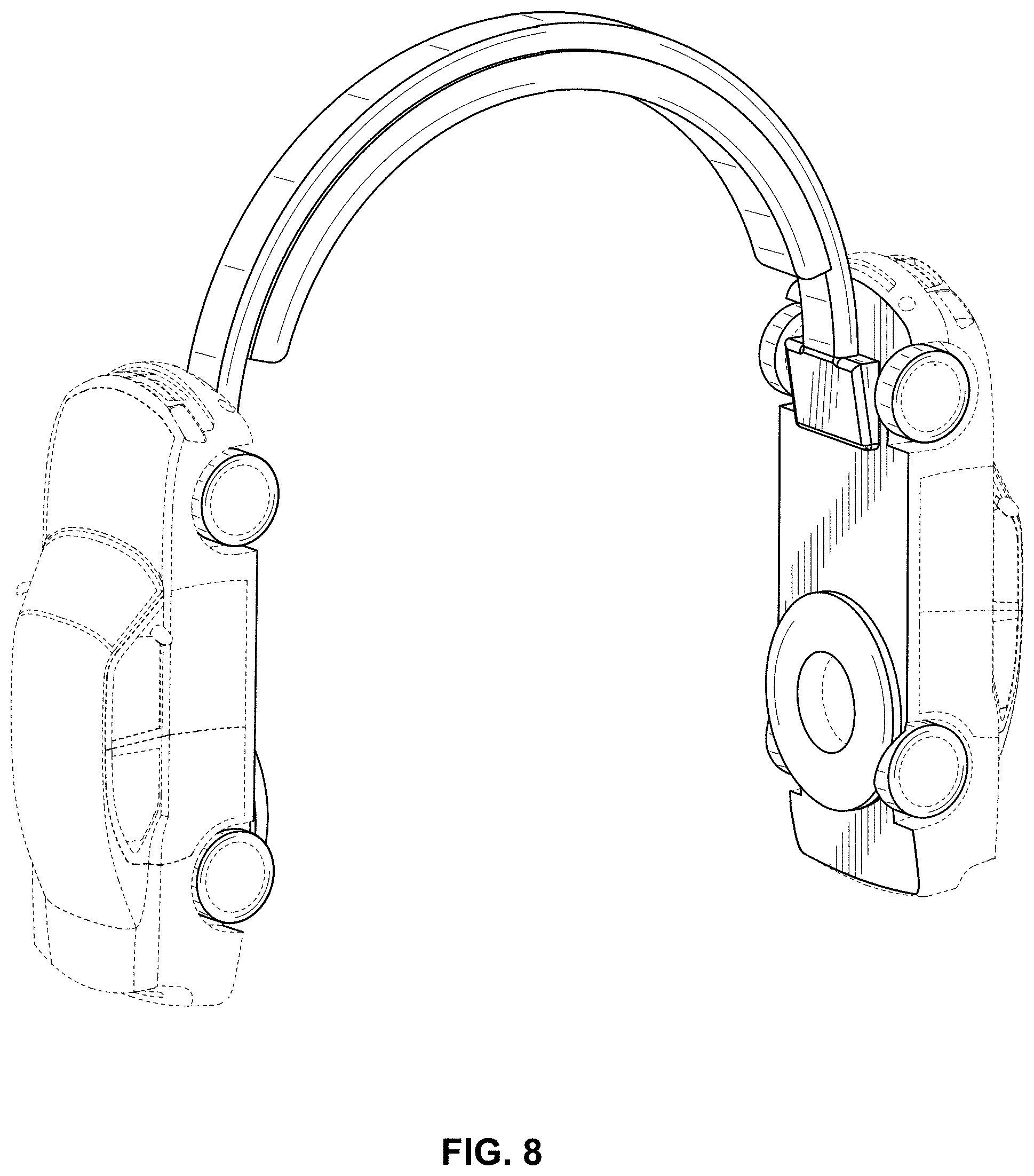 Patent USD1000415 Figure 6 – Headphones
