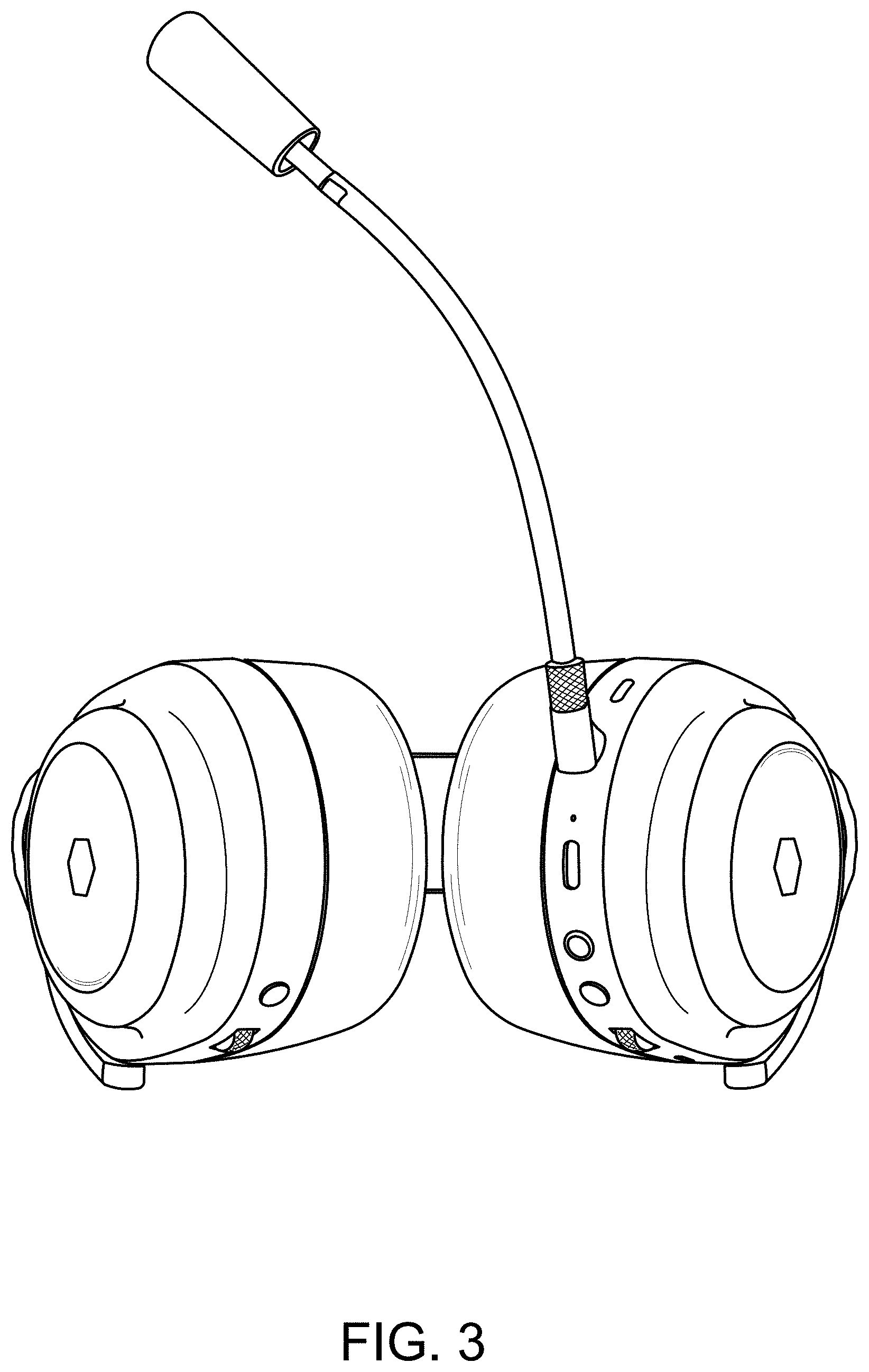Patent USD1000416 Figure 3 – Wireless headphones