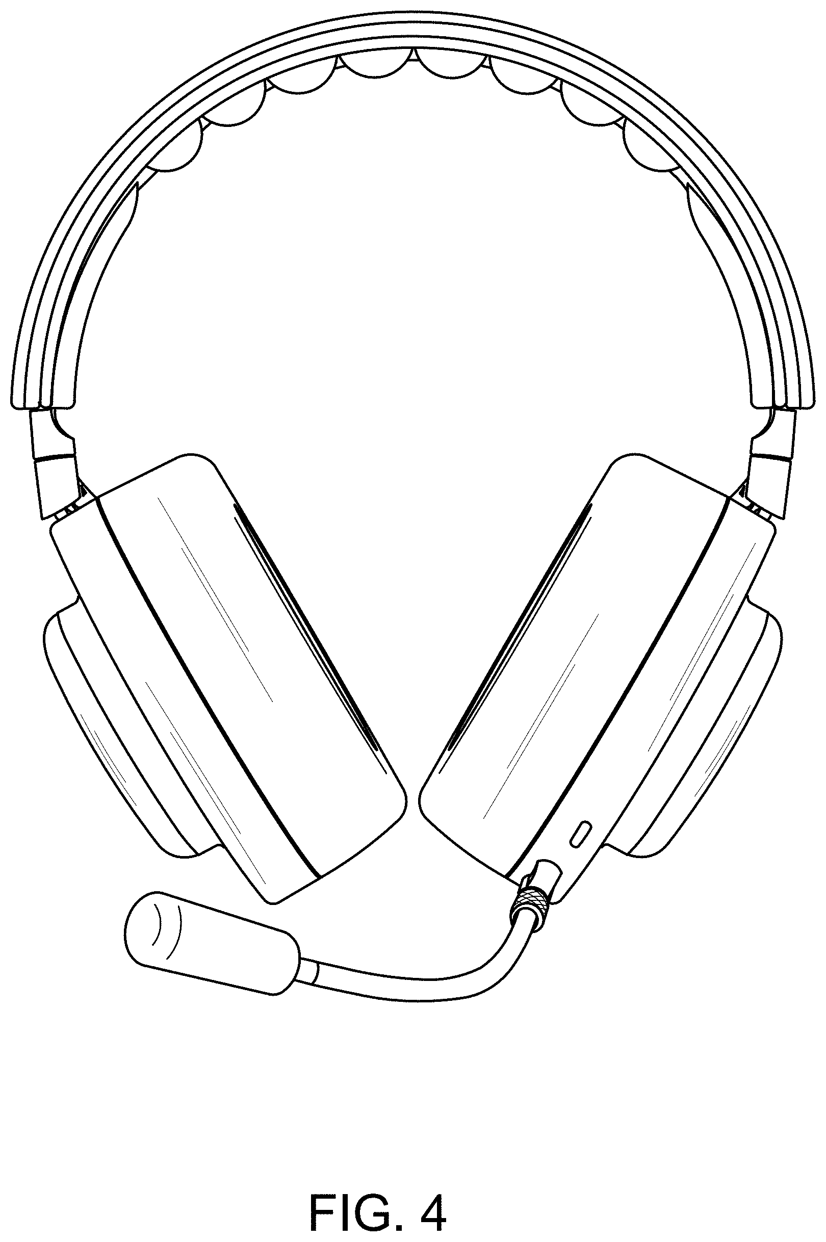 Patent USD1000416 Figure 4 – Wireless headphones
