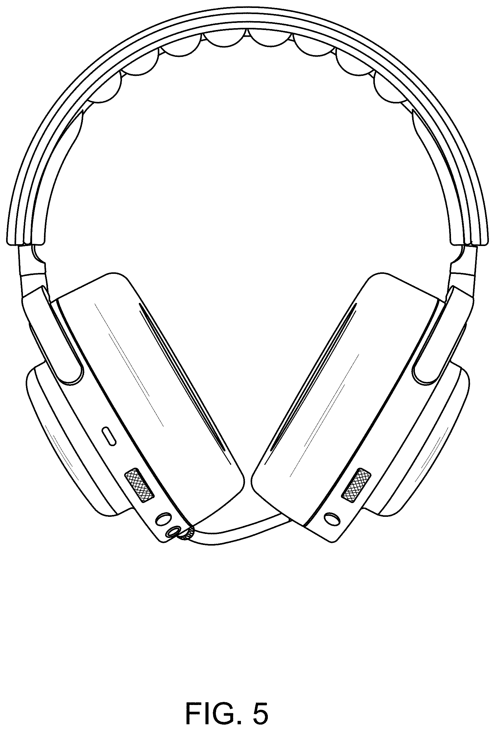 Patent USD1000416 Figure 5 – Wireless headphones