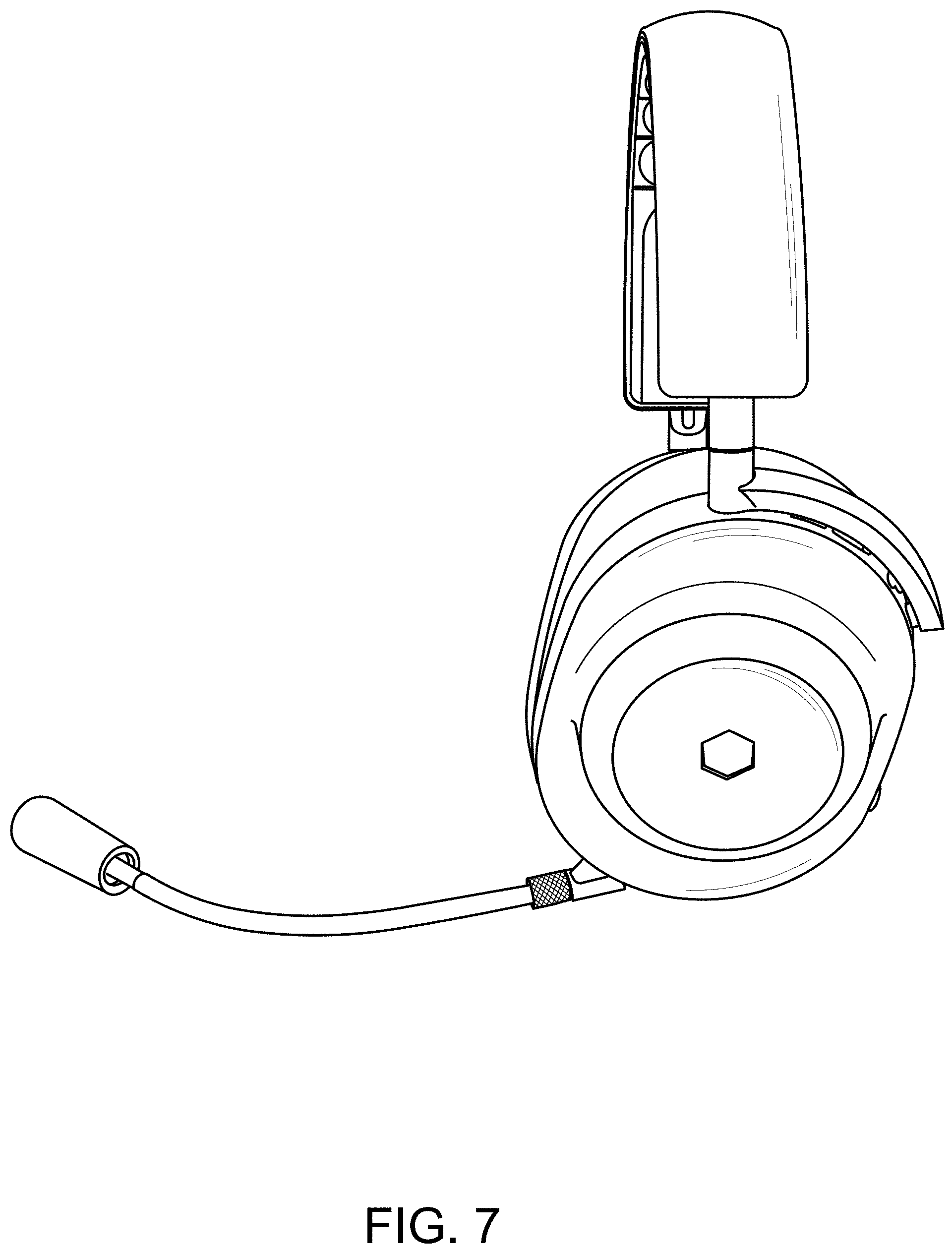 Patent USD1000416 Figure 7 – Wireless headphones