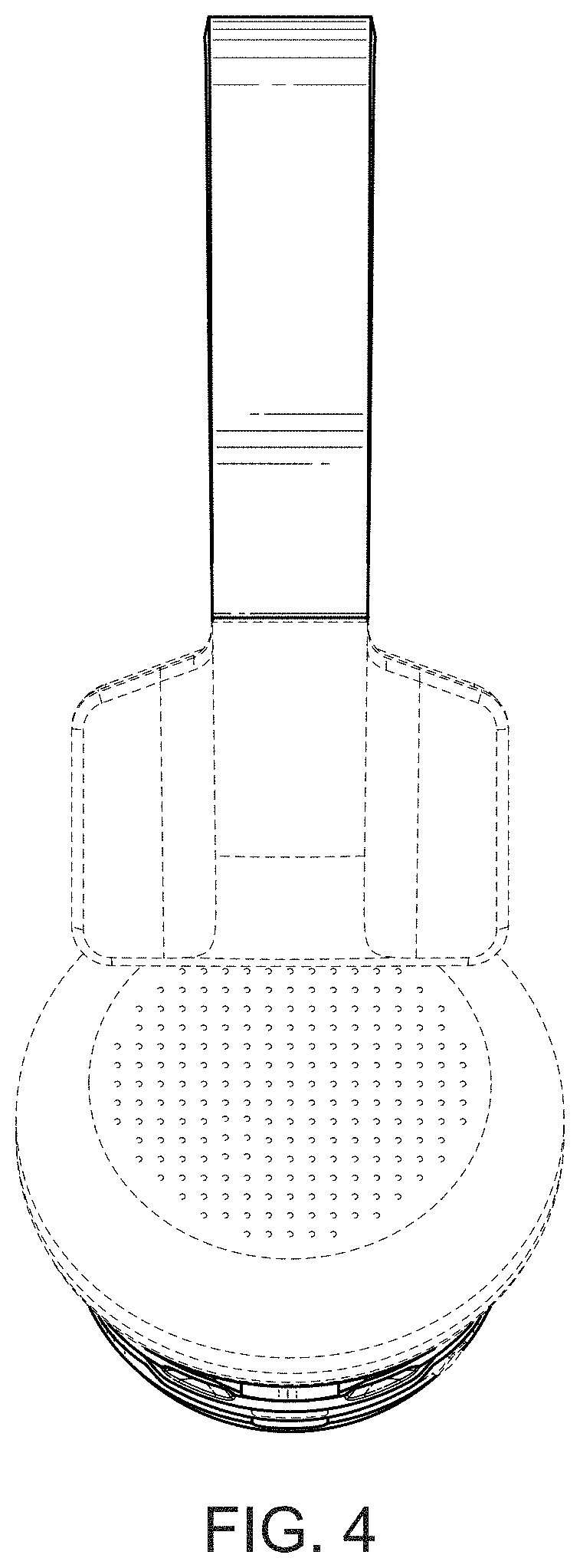 Patent USD1000417 Figure 4 – Communications headset