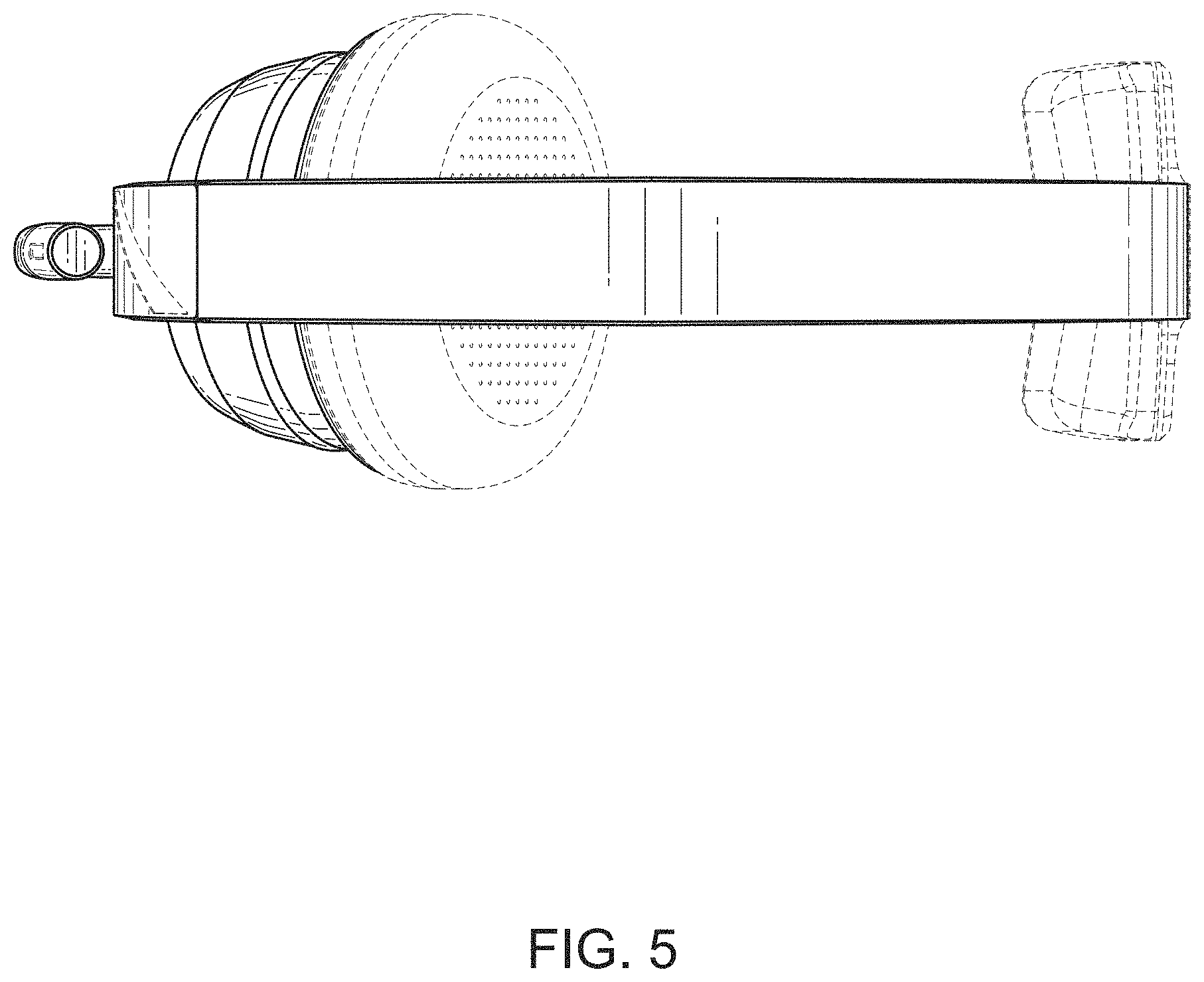 Patent USD1000417 Figure 5 – Communications headset