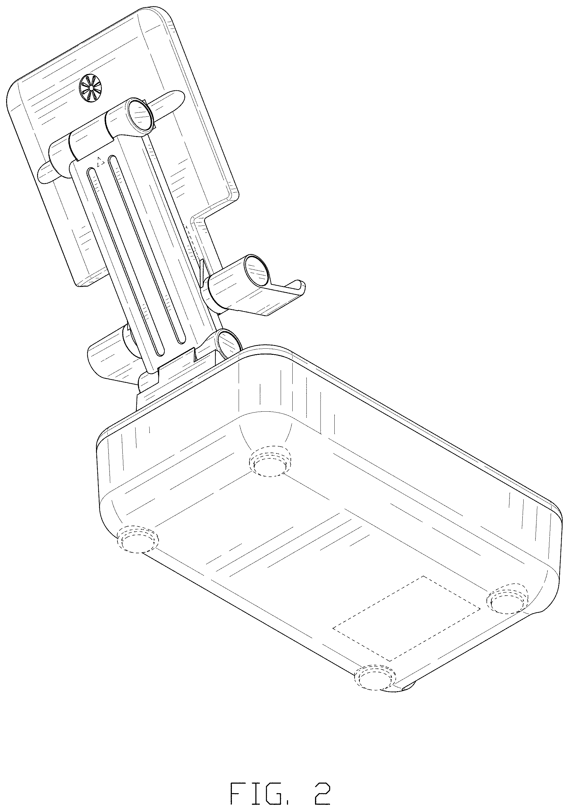 Patent USD1000418 Figure 2 – Combined phone stand and speaker
