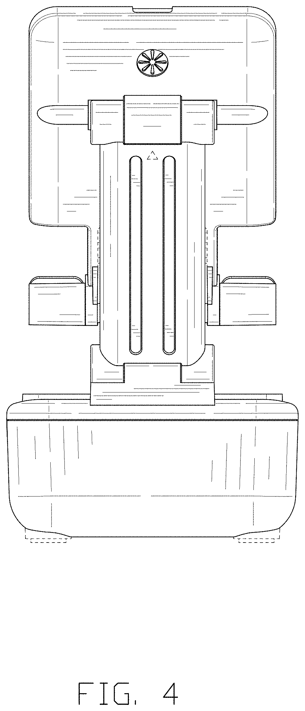 Patent USD1000418 Figure 4 – Combined phone stand and speaker