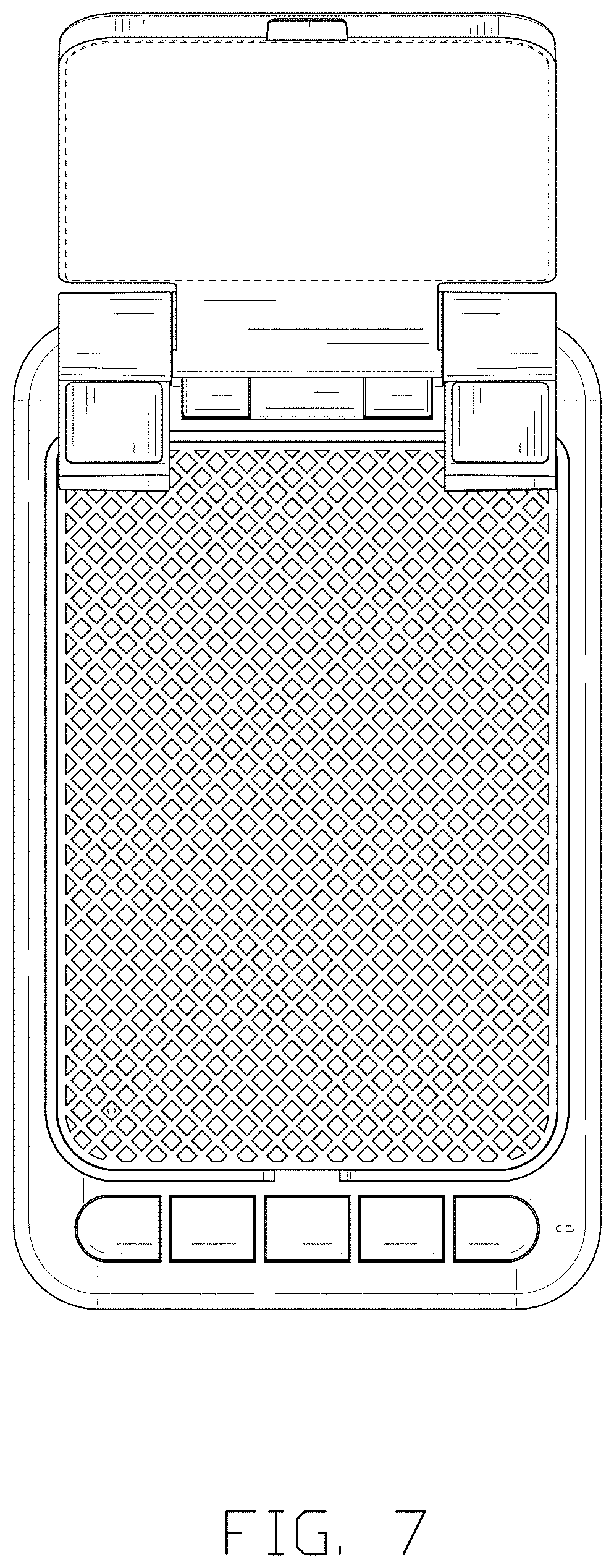 Patent USD1000418 Figure 7 – Combined phone stand and speaker
