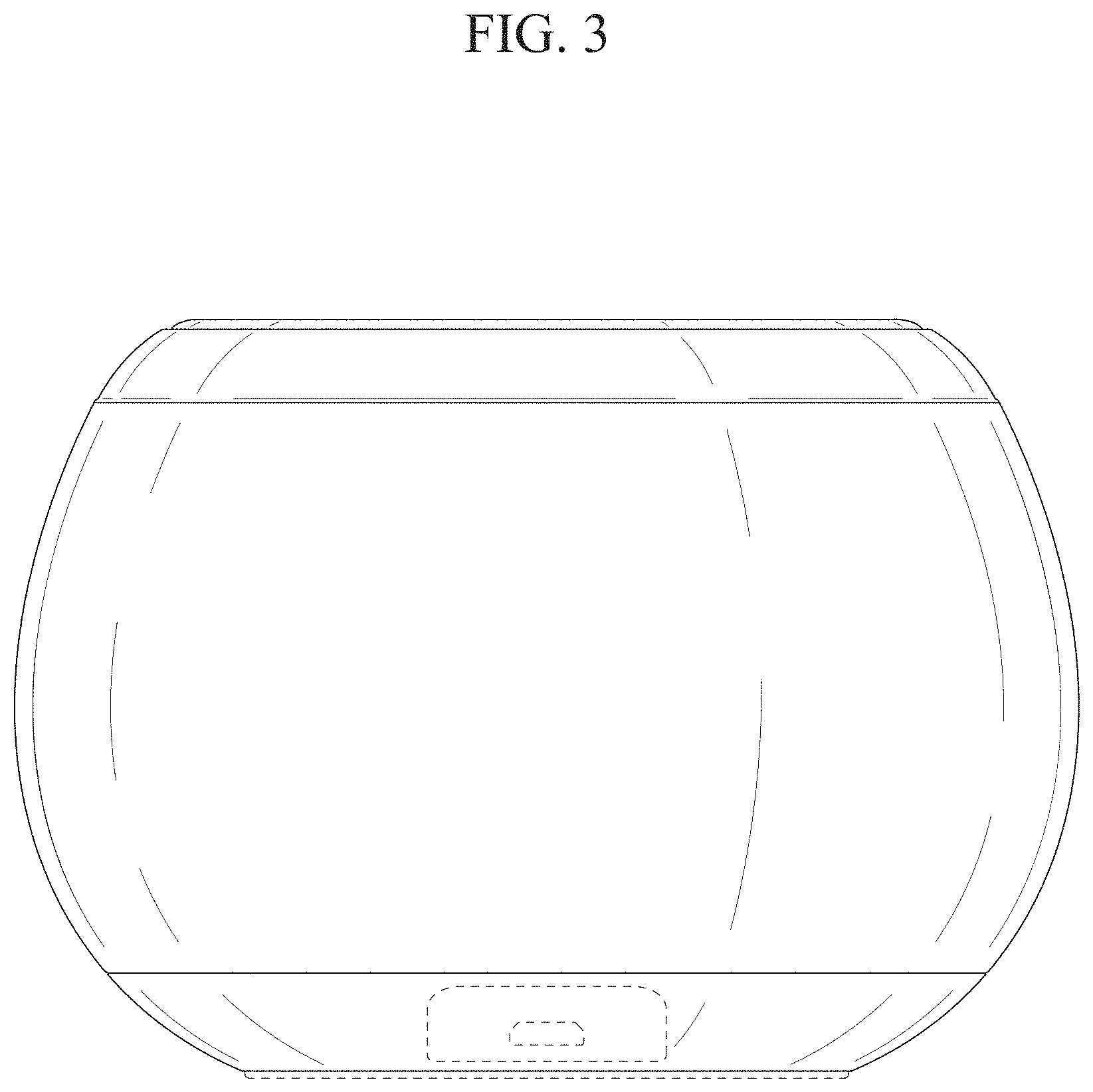 Patent USD1000421 Figure 3 – Speaker