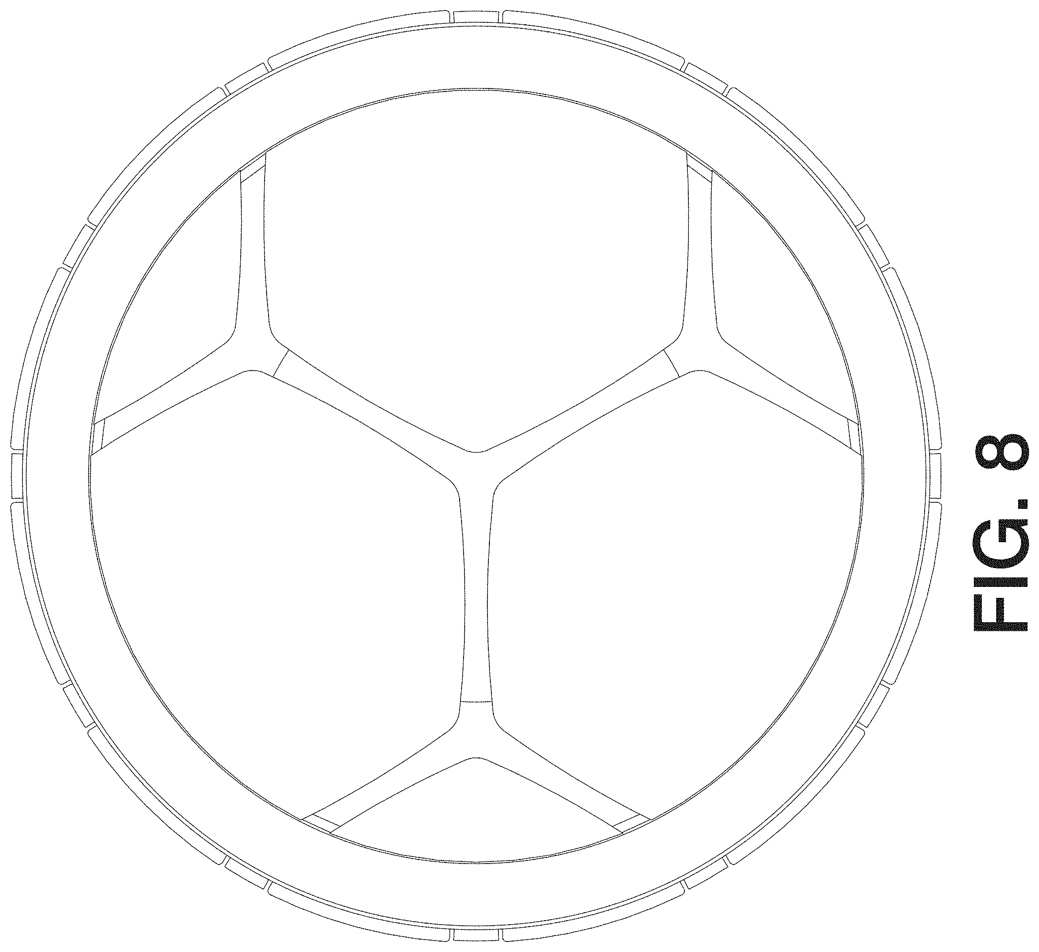 Patent USD1000422 Figure 8 – Loudspeaker grille