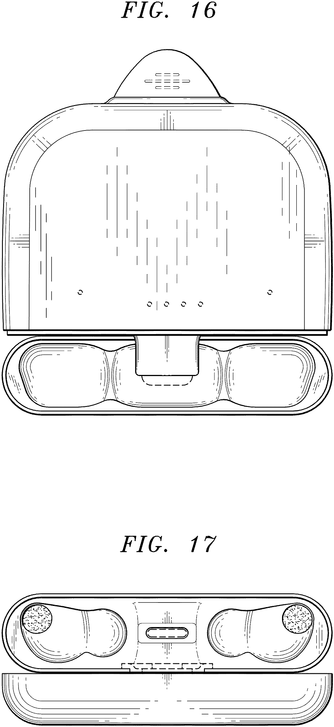 Patent USD1000423 Figure 7 – Electronic device